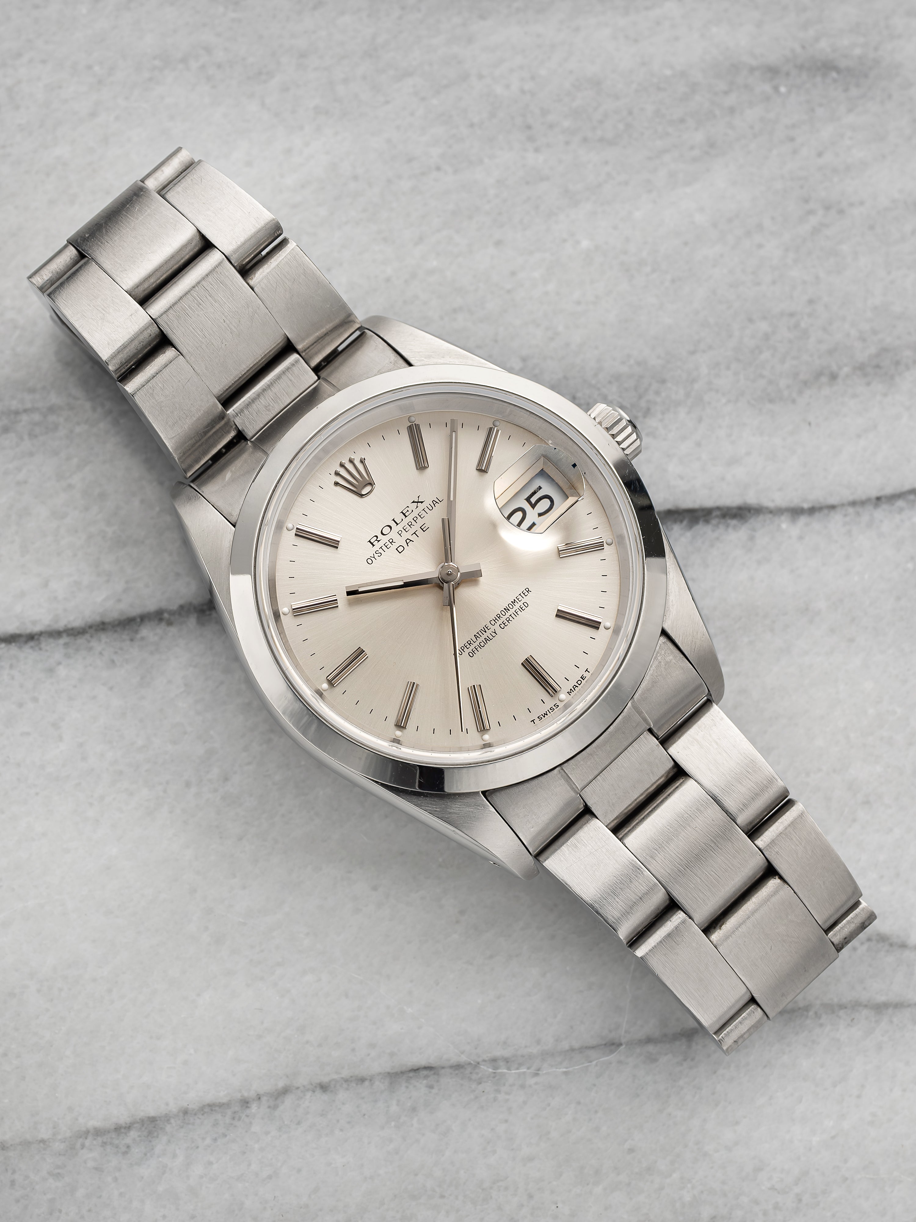 1991 Rolex OP 15200 - Silver Dial