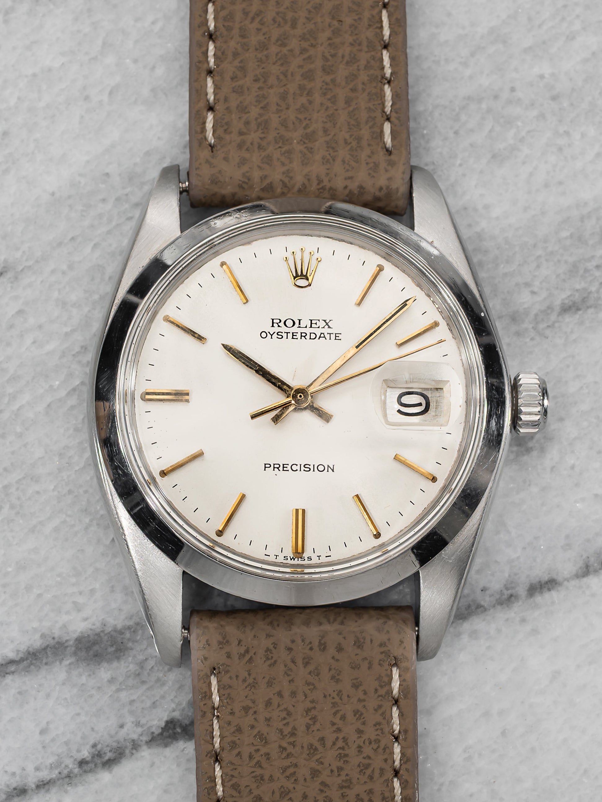 Rolex Oysterdate Precision 6694 – Silver Dial