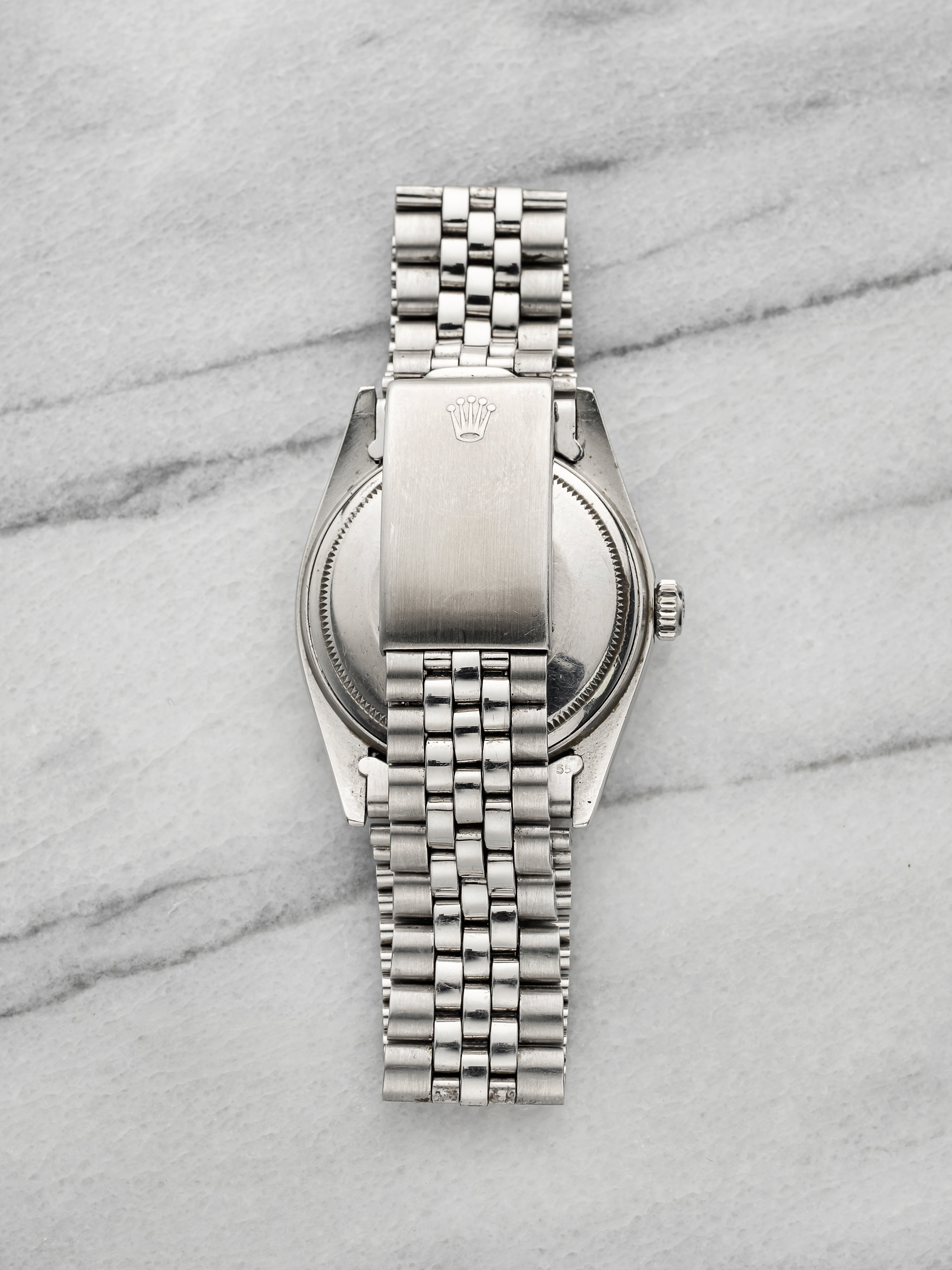 Vintage 1972 Rolex Datejust 1601 Stainless Steel Silver Dial Auto 36mm
