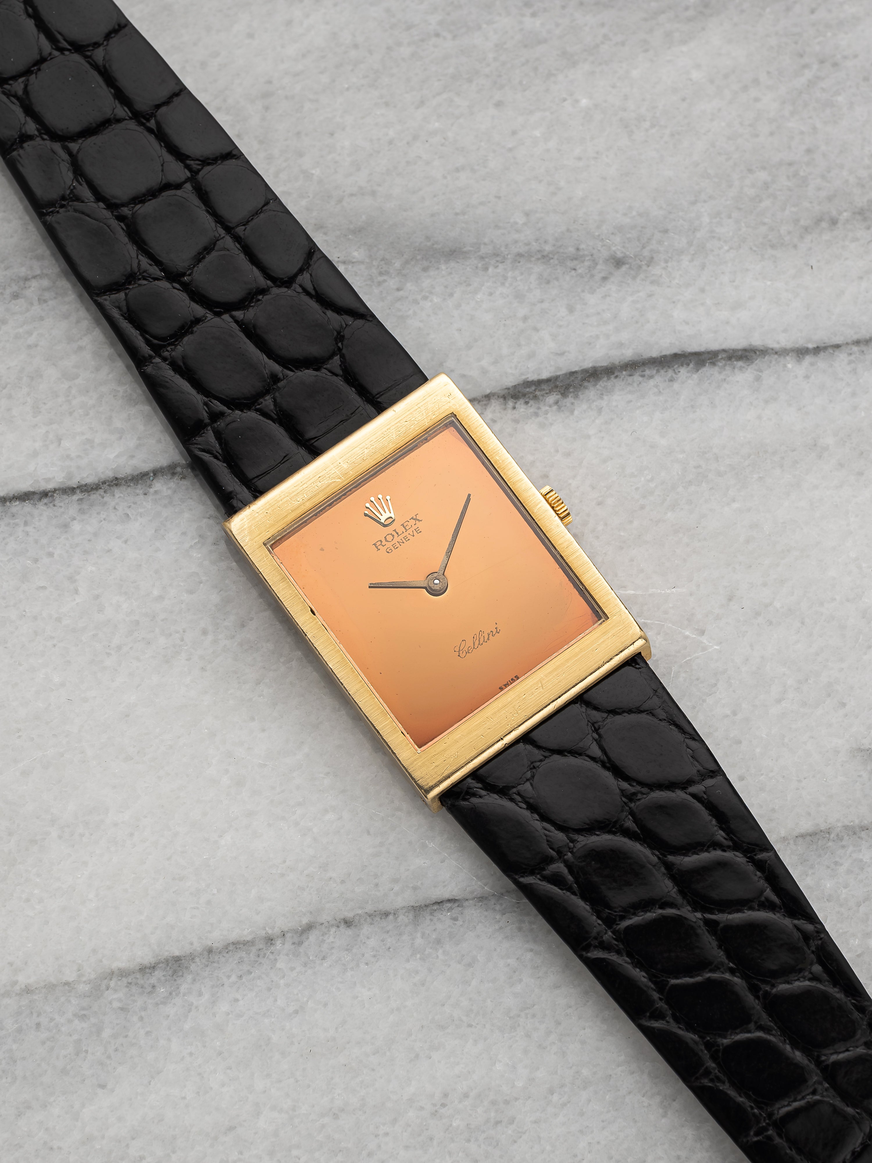 Rolex Cellini - Pink Mirror Dial