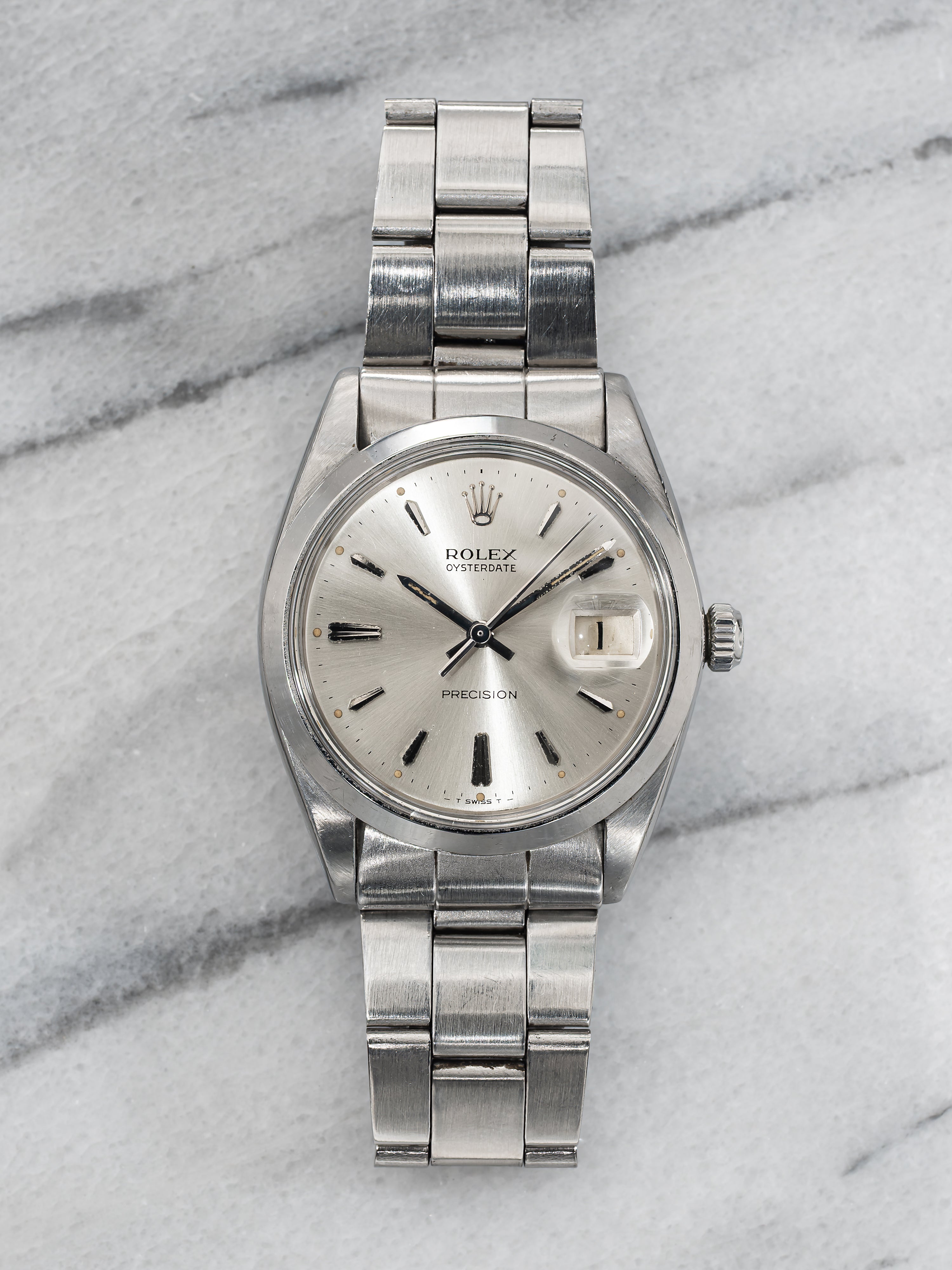 Rolex Oysterdate Precision 6694 – Silver Dial