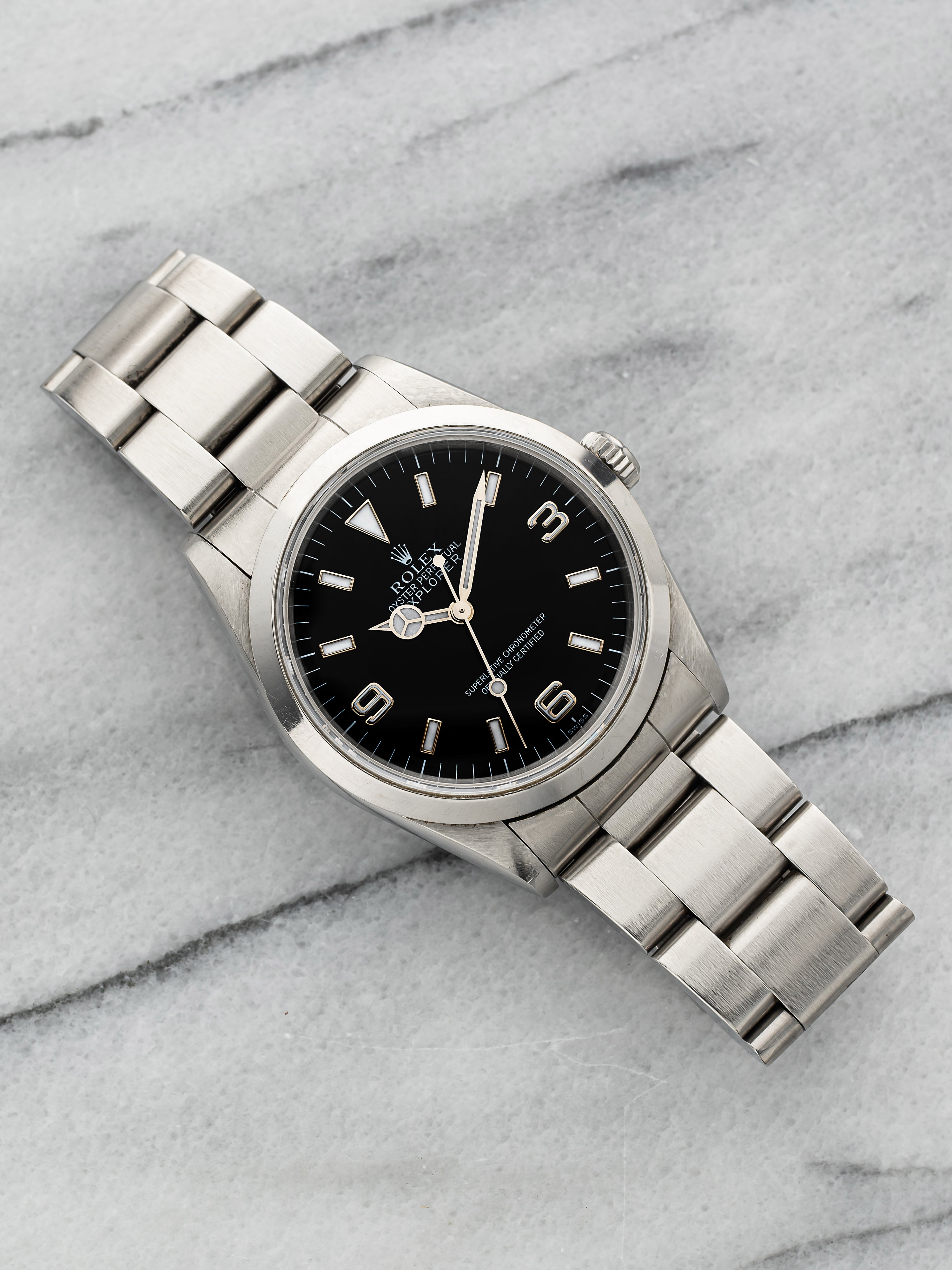 1998 Rolex Explorer I 14270 – Stainless Steel Black Dial