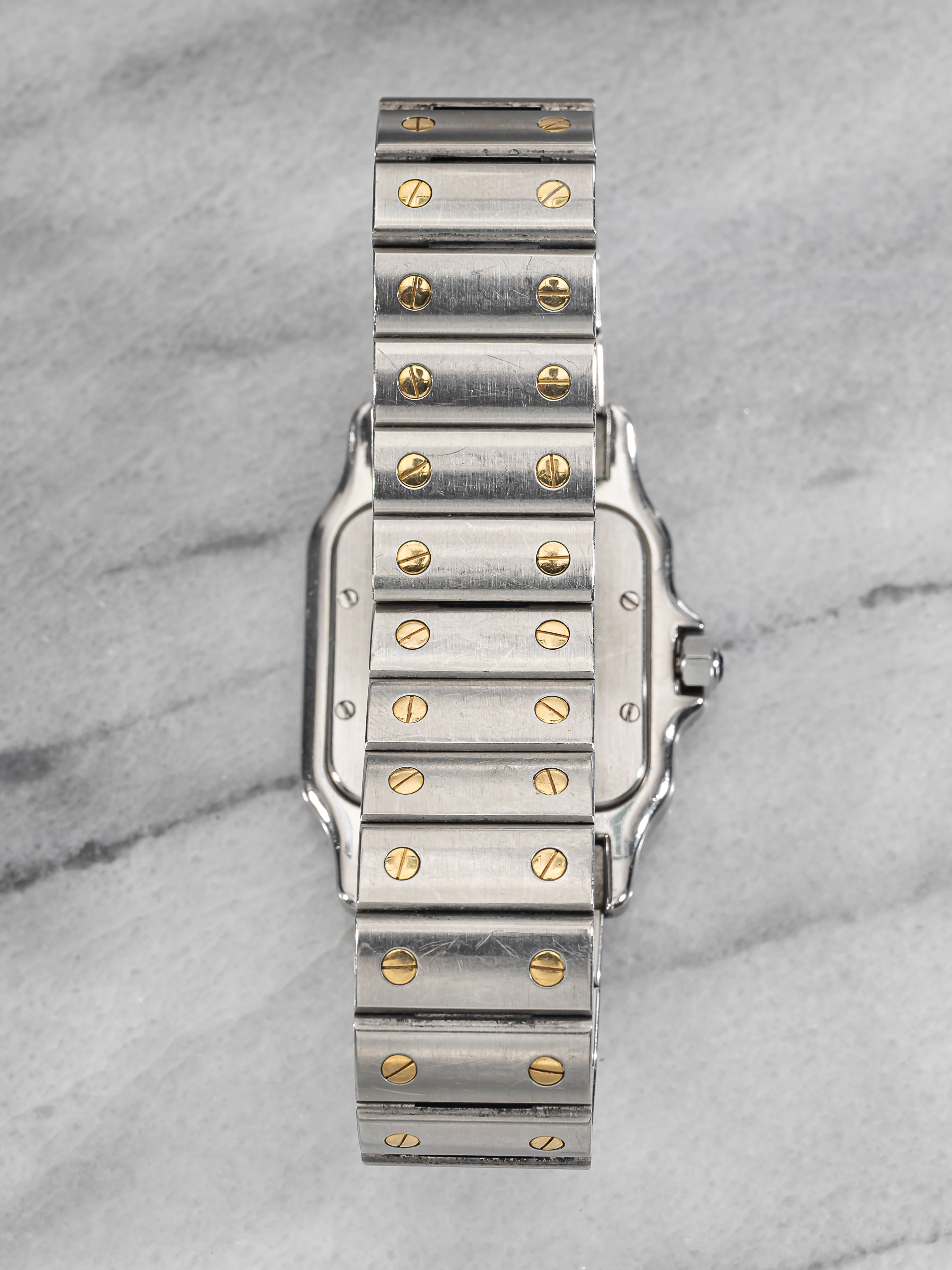 Cartier Santos 1566 – Cream Roman Dial