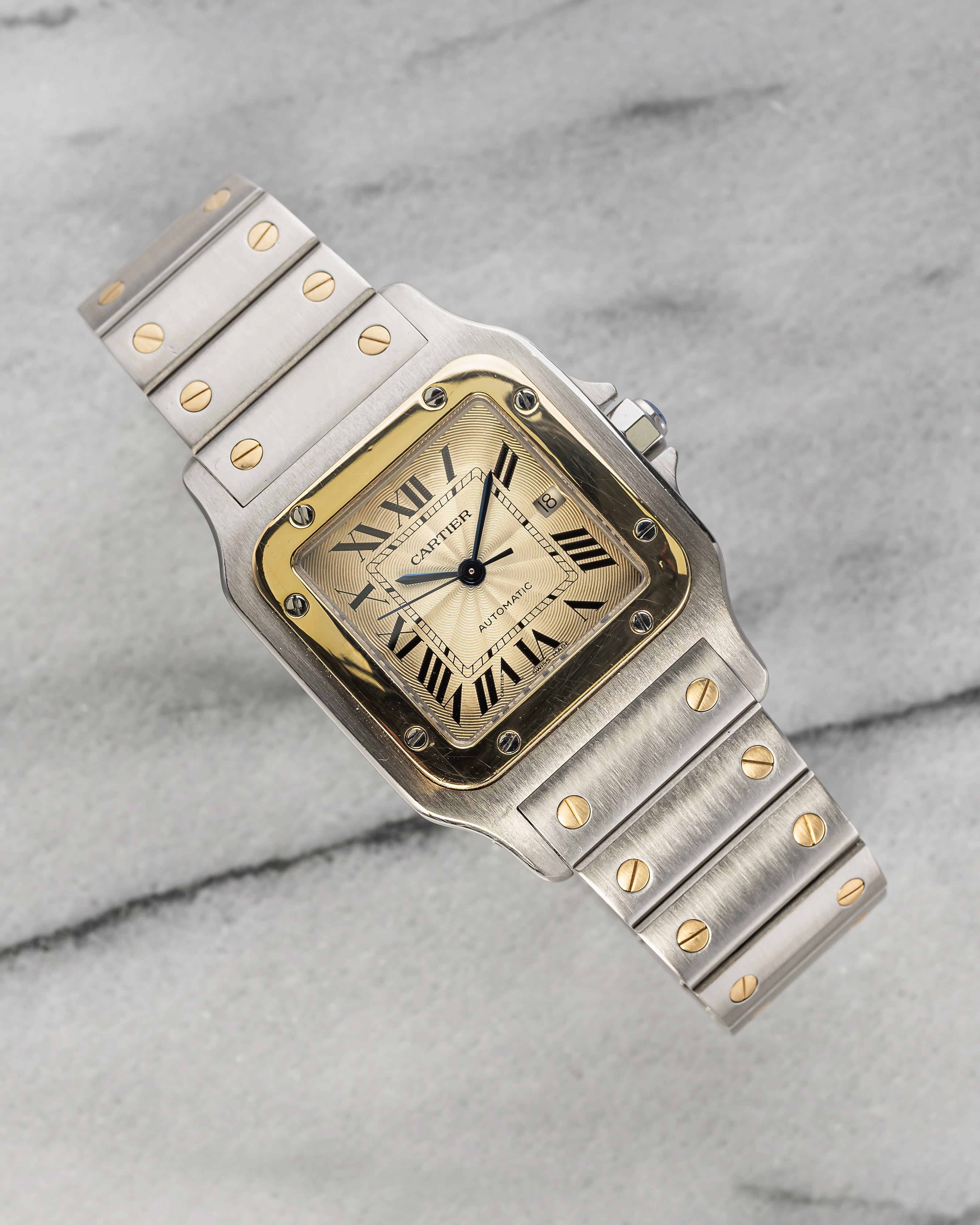 Cartier Santos 2319 - Guilloche Dial
