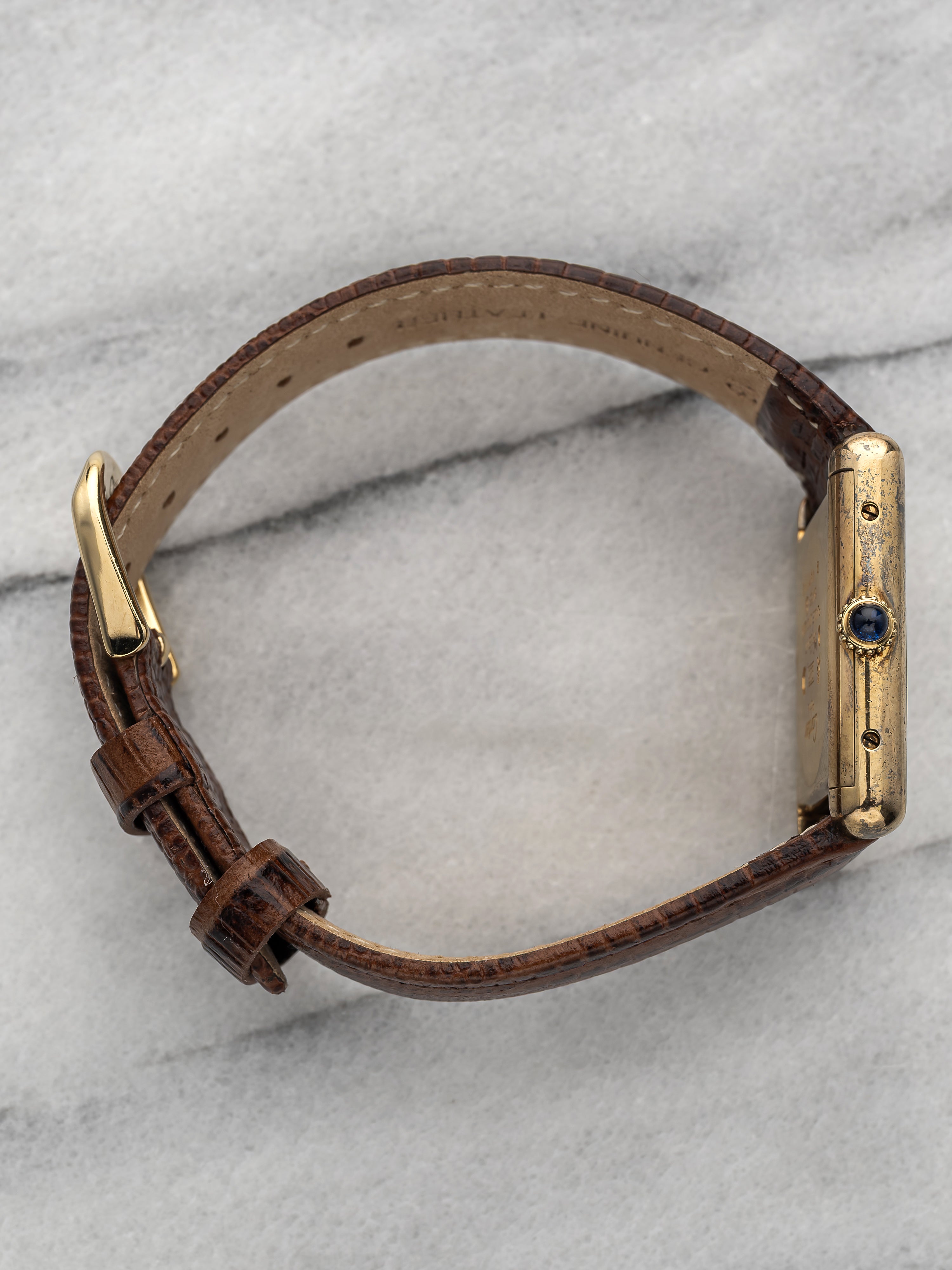 Cartier Tank - Lemon Roman Numeral Dial