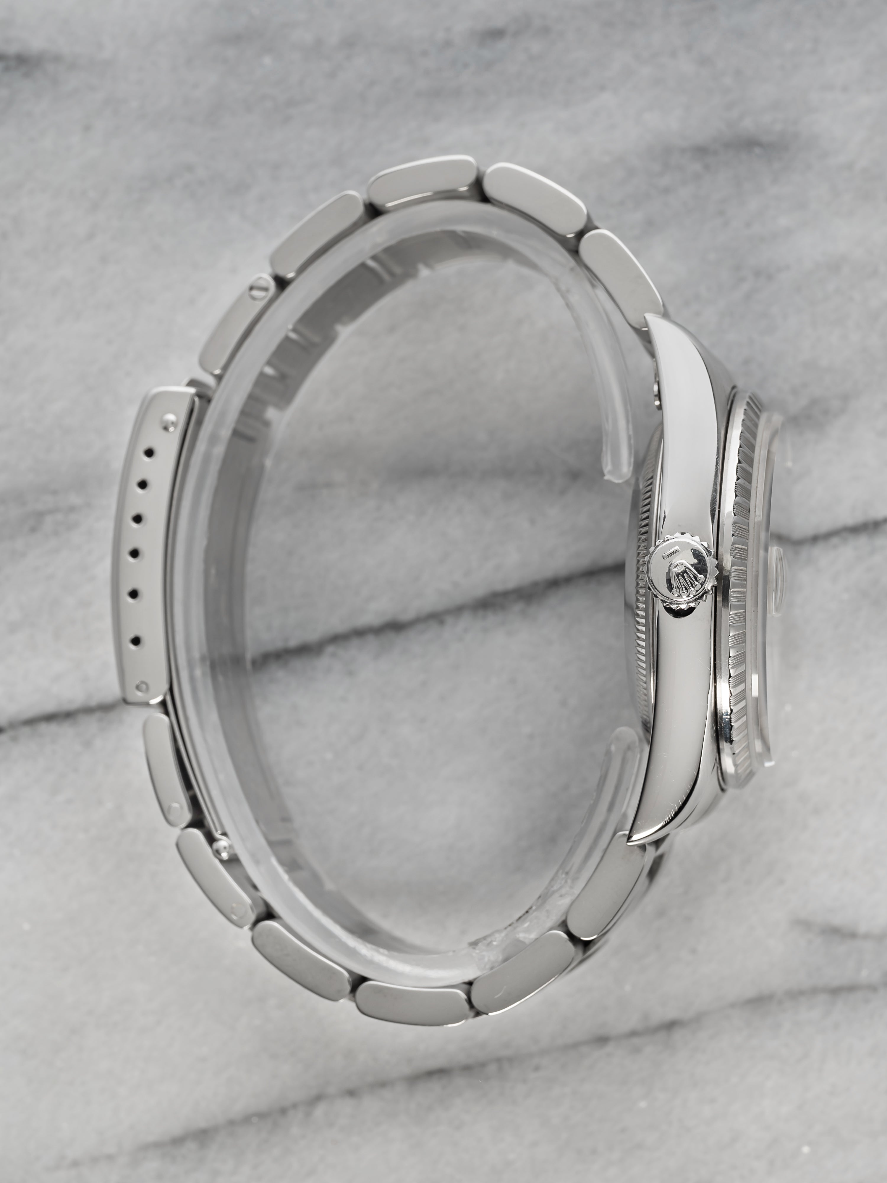 Rolex Datejust 16220 - Silver Tapestry Dial