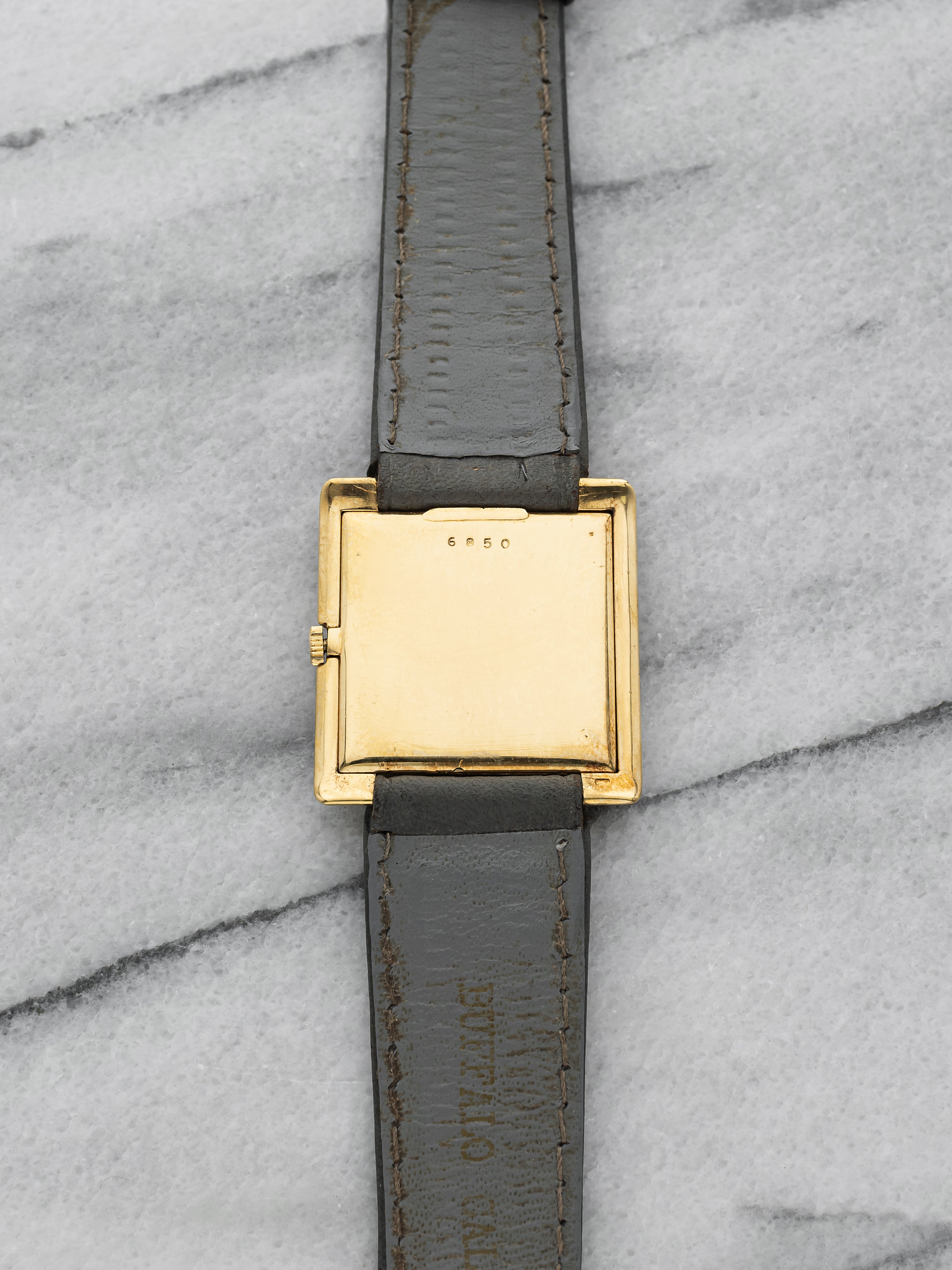 1951 Audemars Piguet Rectangular – 18K Yellow Gold Cream Patina Dial