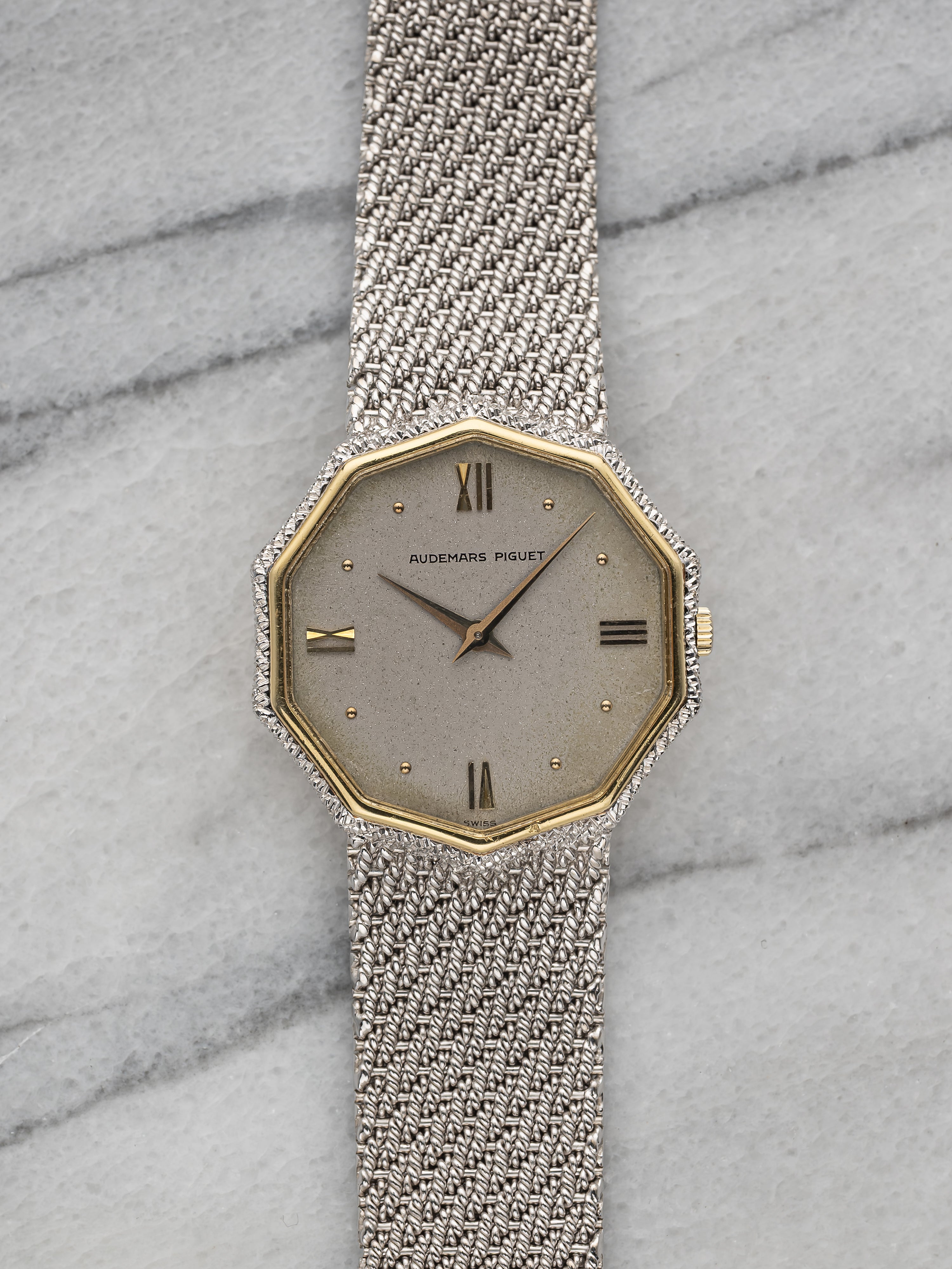 Audemars Piguet Decagon - 18K White Gold