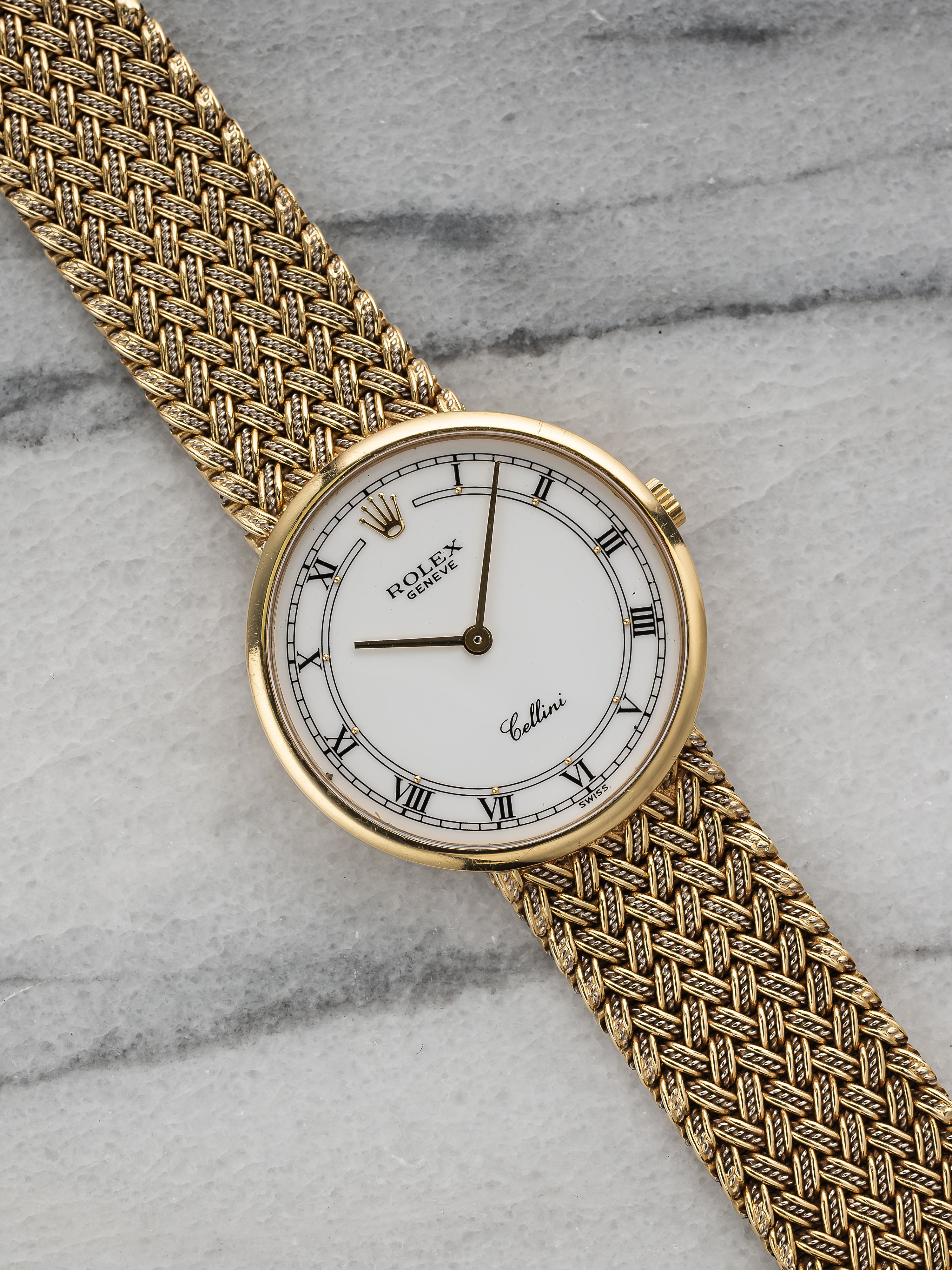 Rolex Cellini 5112 - White Roman Dial