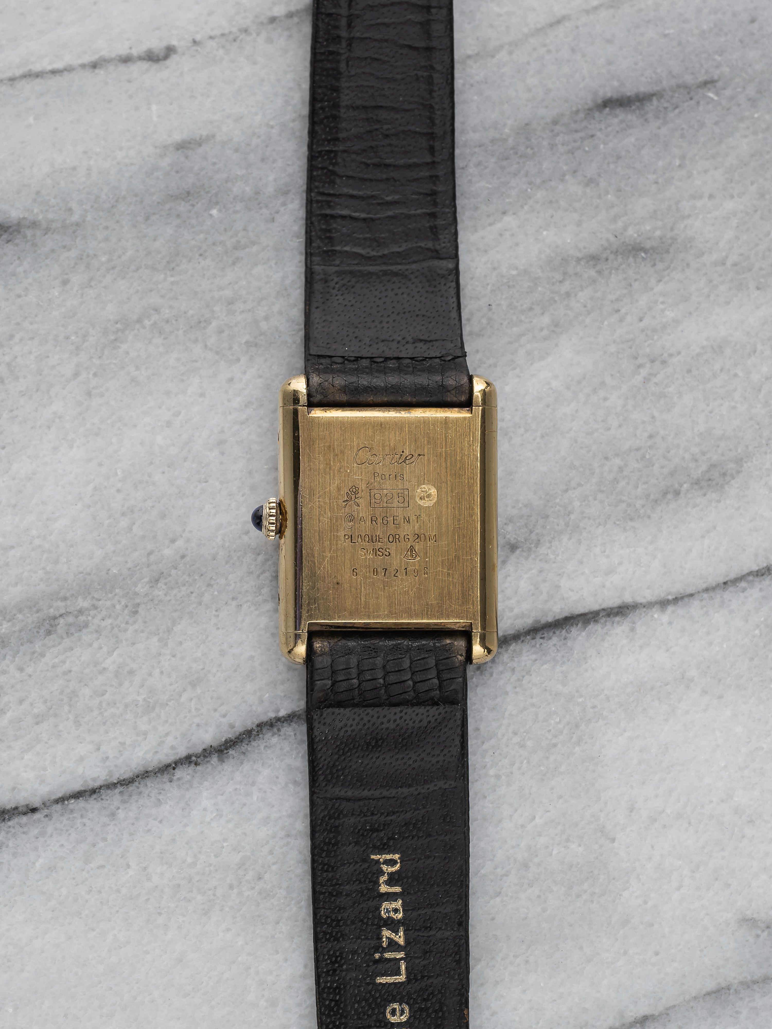Cartier Tank - Lemon Dial