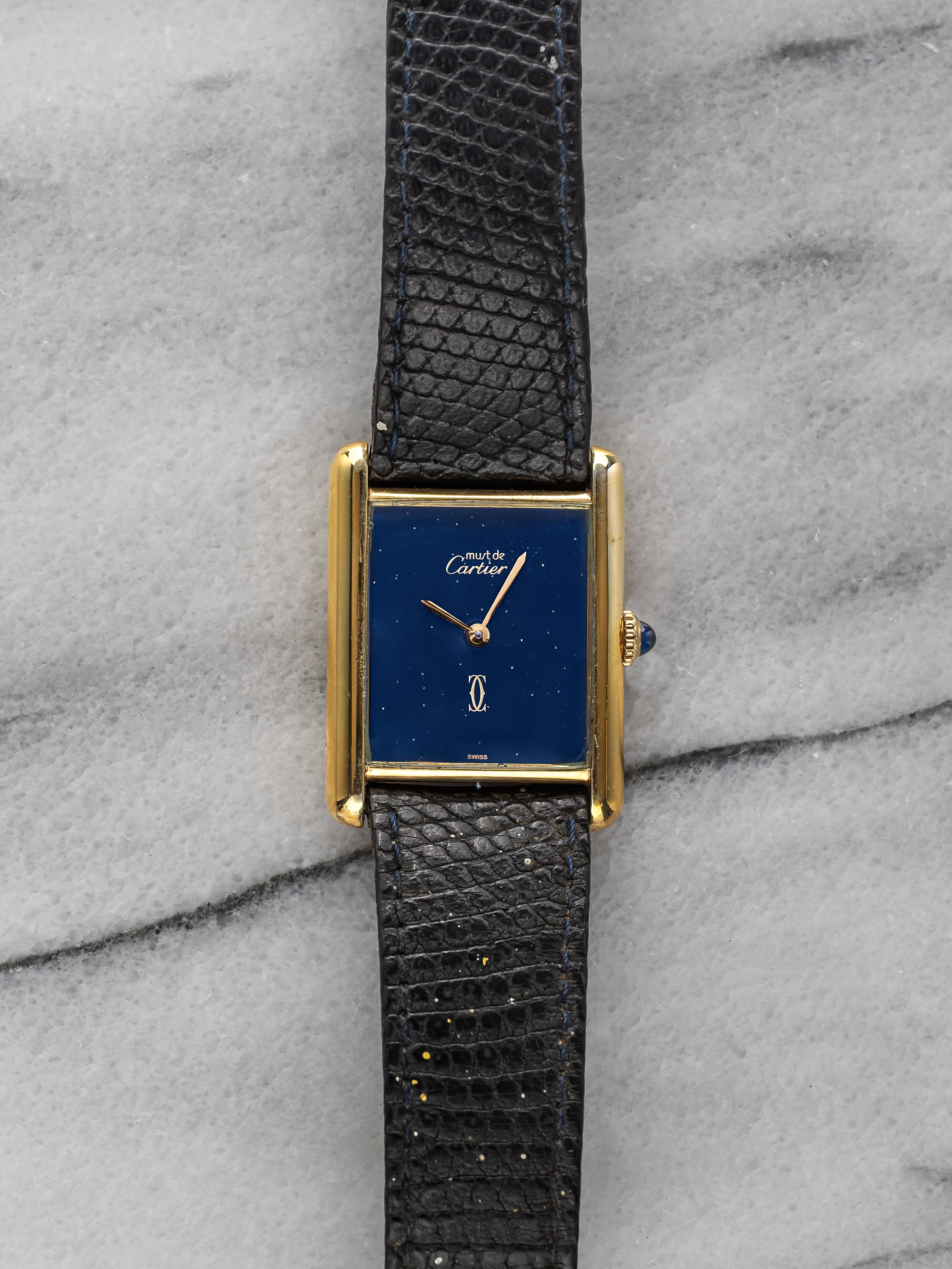 Cartier Tank - Blue Dial