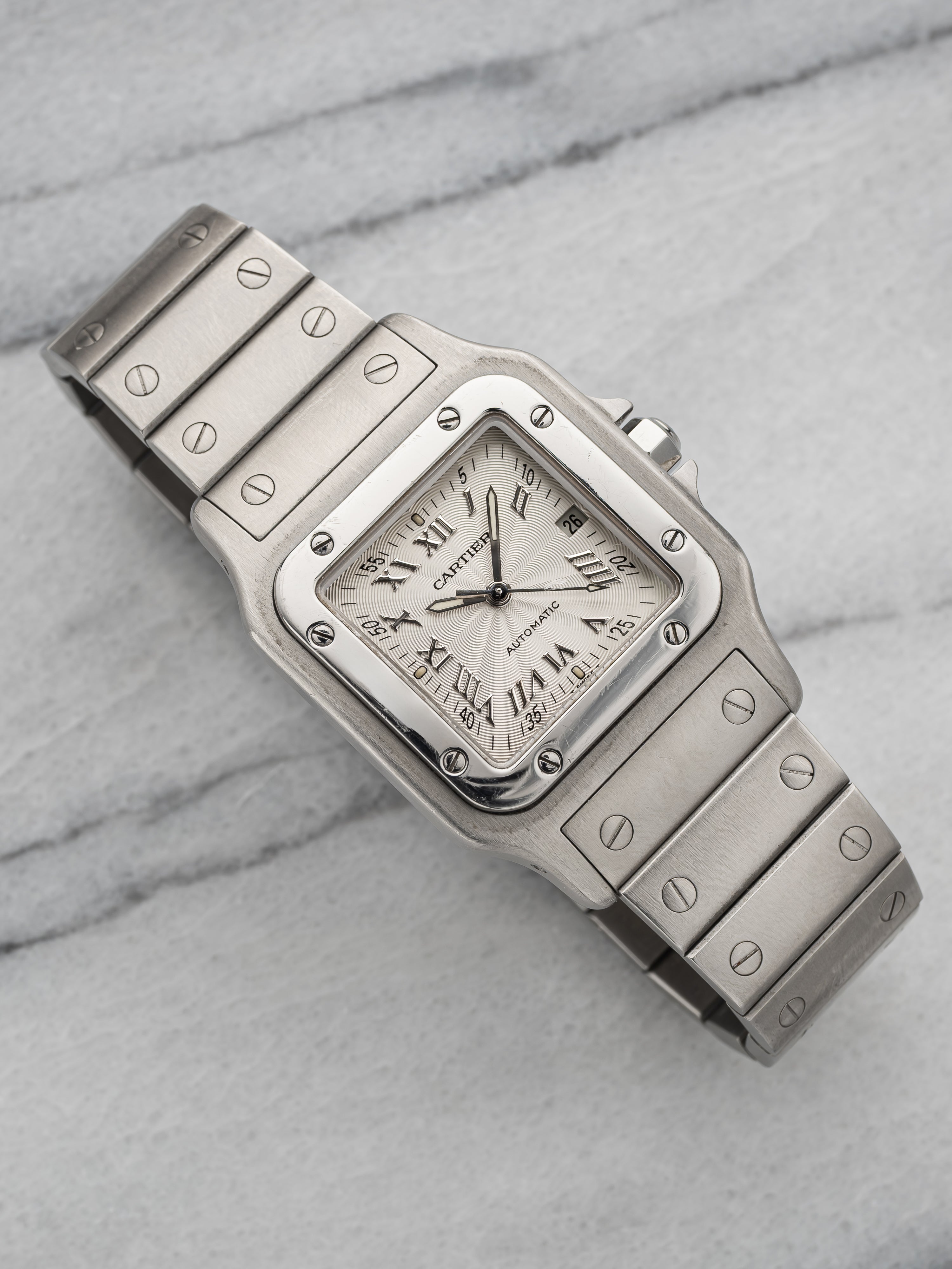 Cartier Santos 2319 - Guilloche Dial