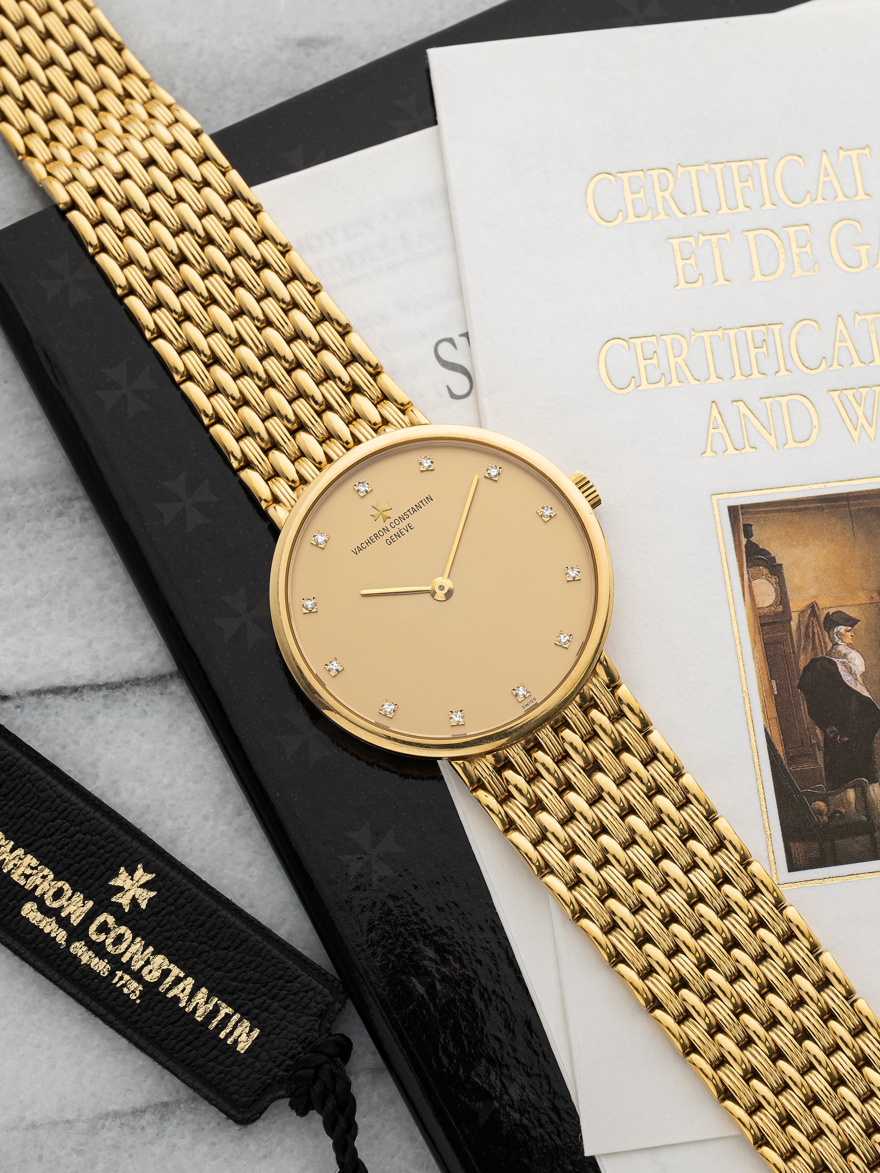 Vacheron Constantin Ultra Thin Integrated - Champagne Diamond Dial