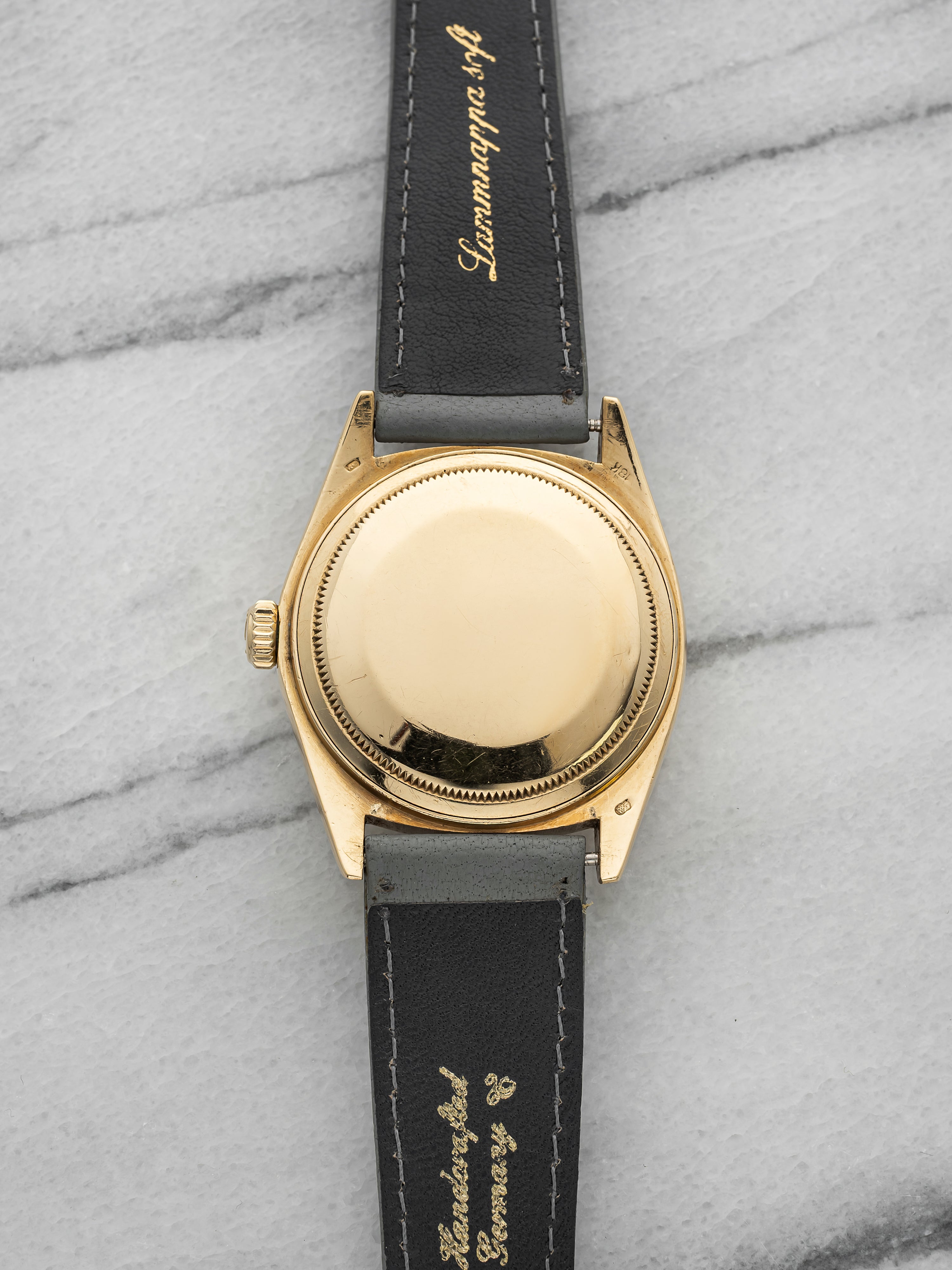 Vintage 1981 Rolex Day-Date 18038 18K Yellow Gold Champagne Dial Auto 36mm