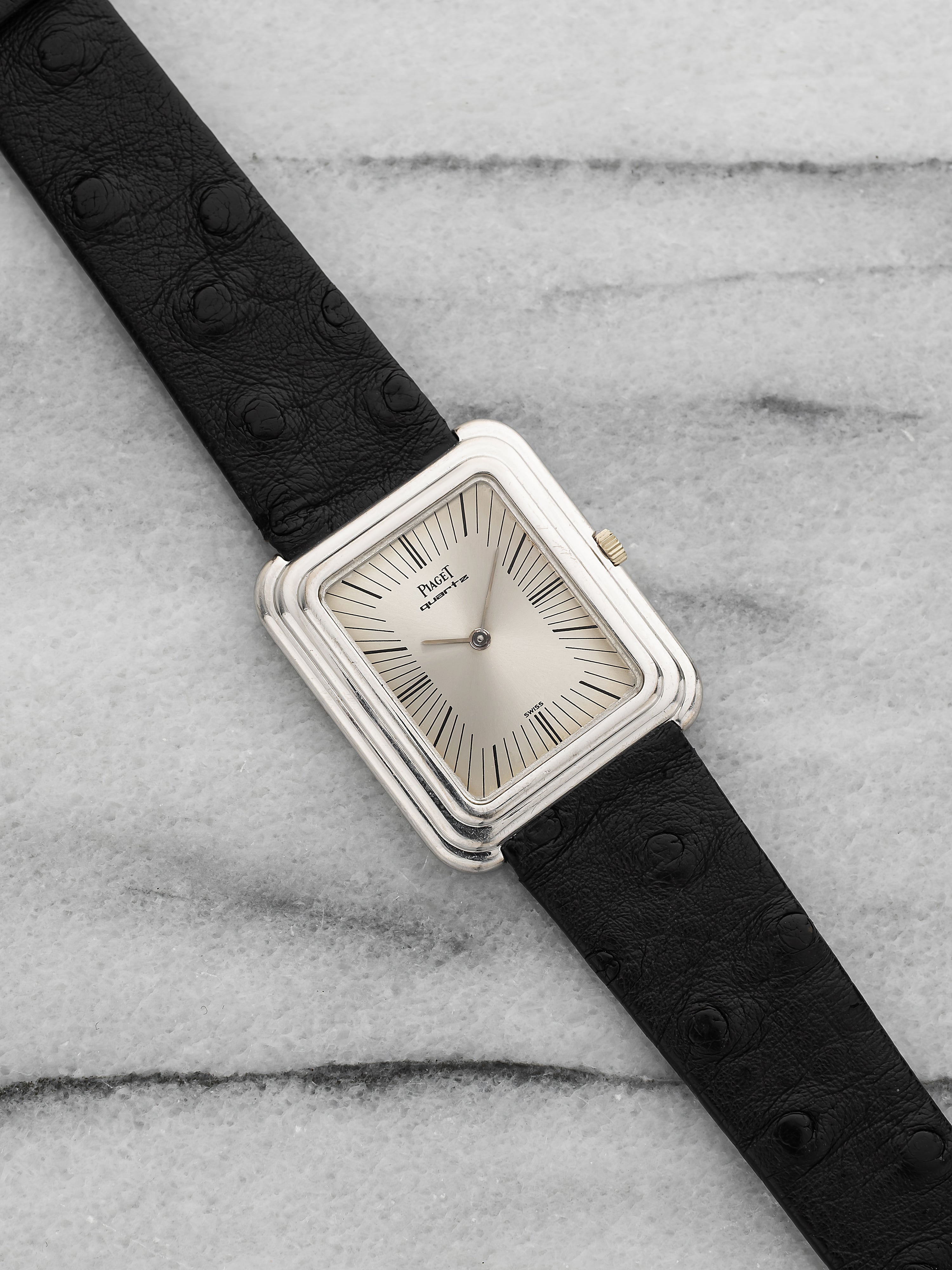 Piaget Protocole 174101 – 18K White Gold Stepped Bezel