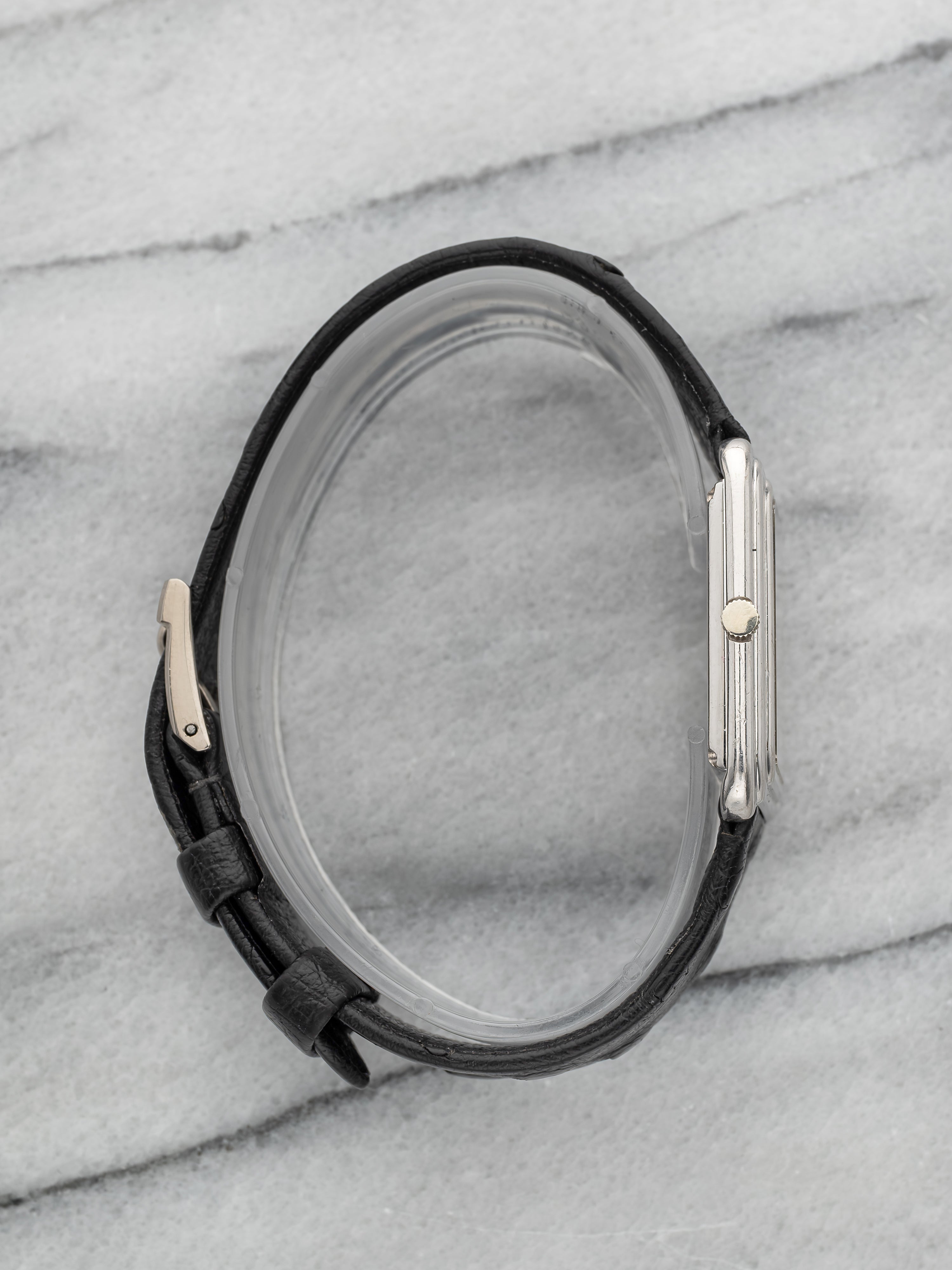 Piaget Protocole 174101 – 18K White Gold Stepped Bezel