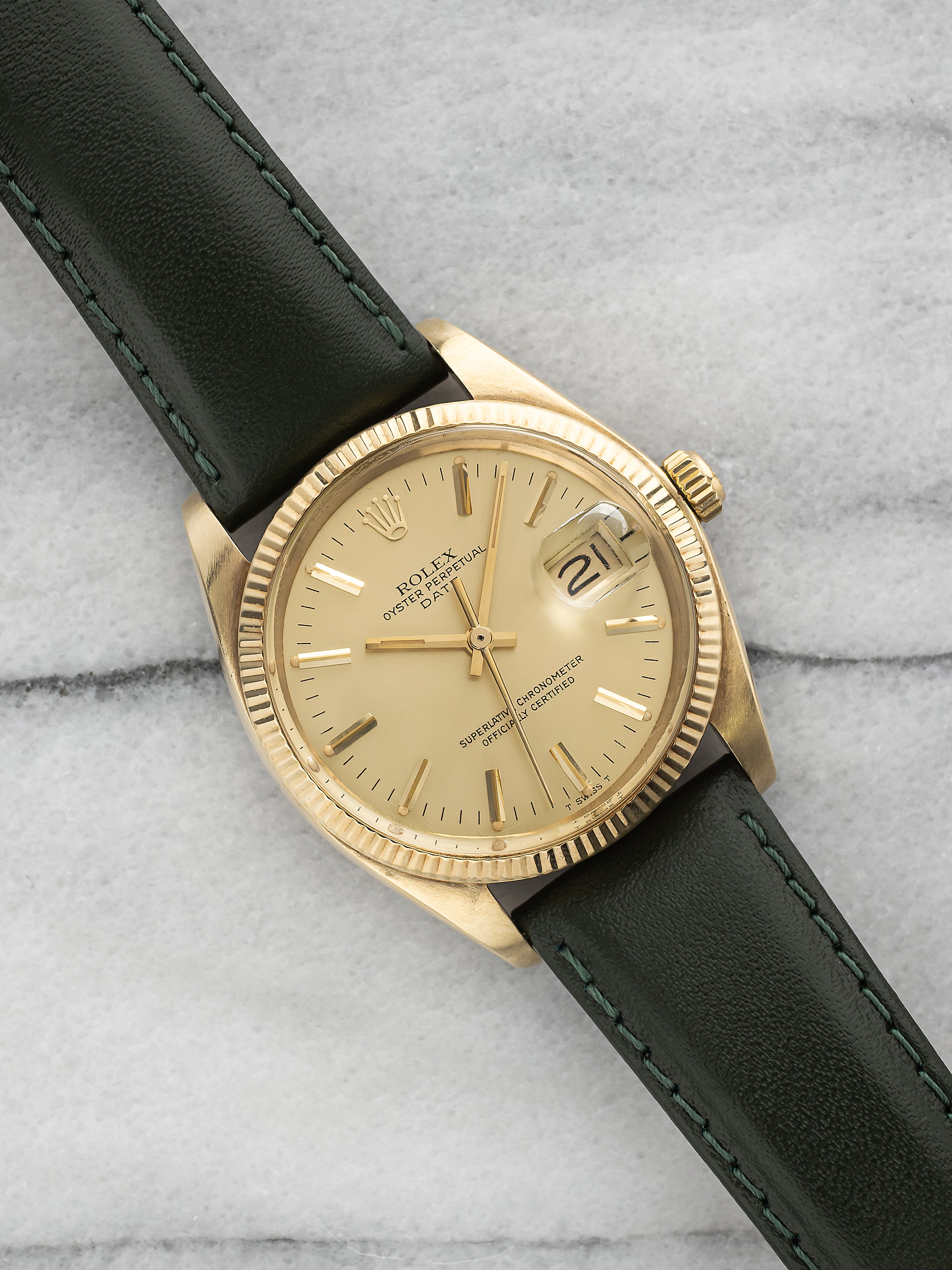 1979 Rolex Oyster Perpetual Date 1503 - Gold Case Champagne Dial