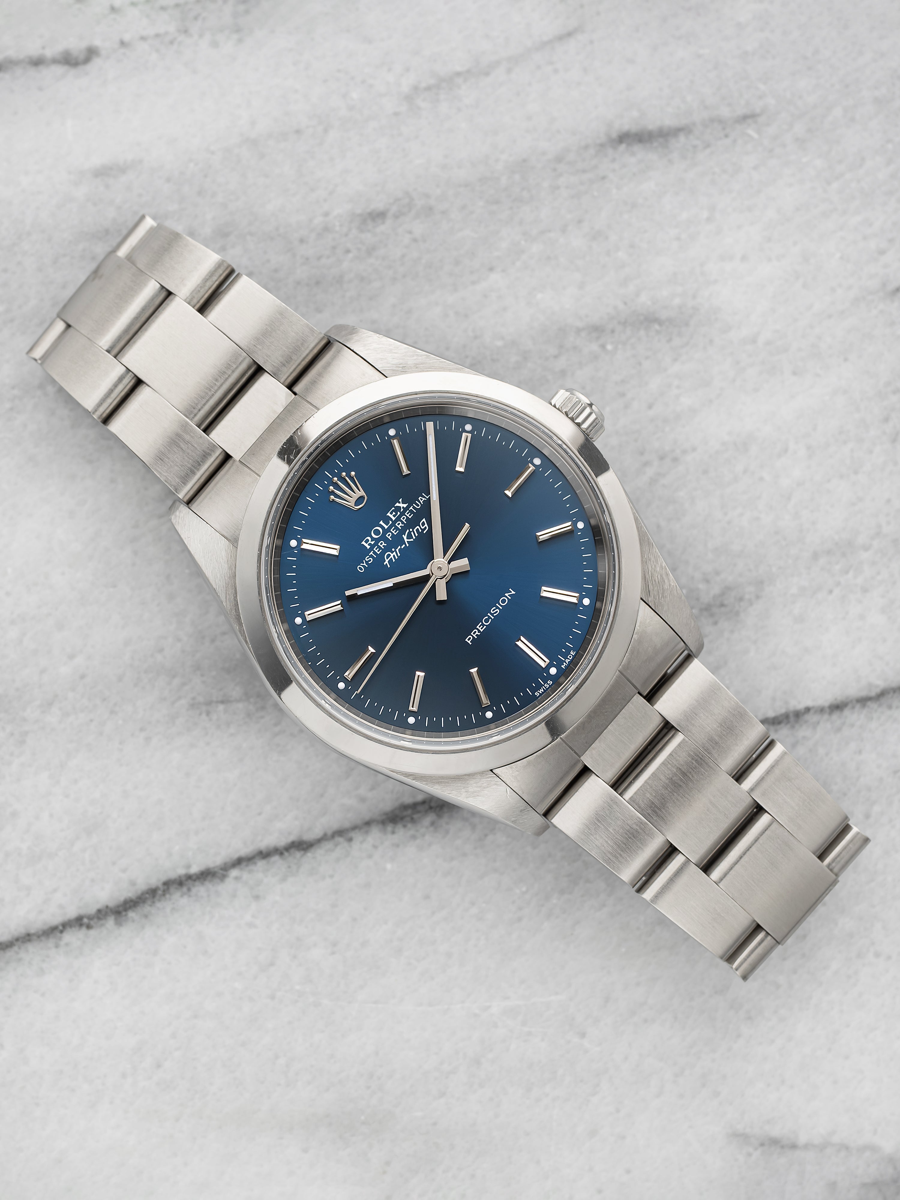 1999 Rolex Air-King 14000 - Blue Dial
