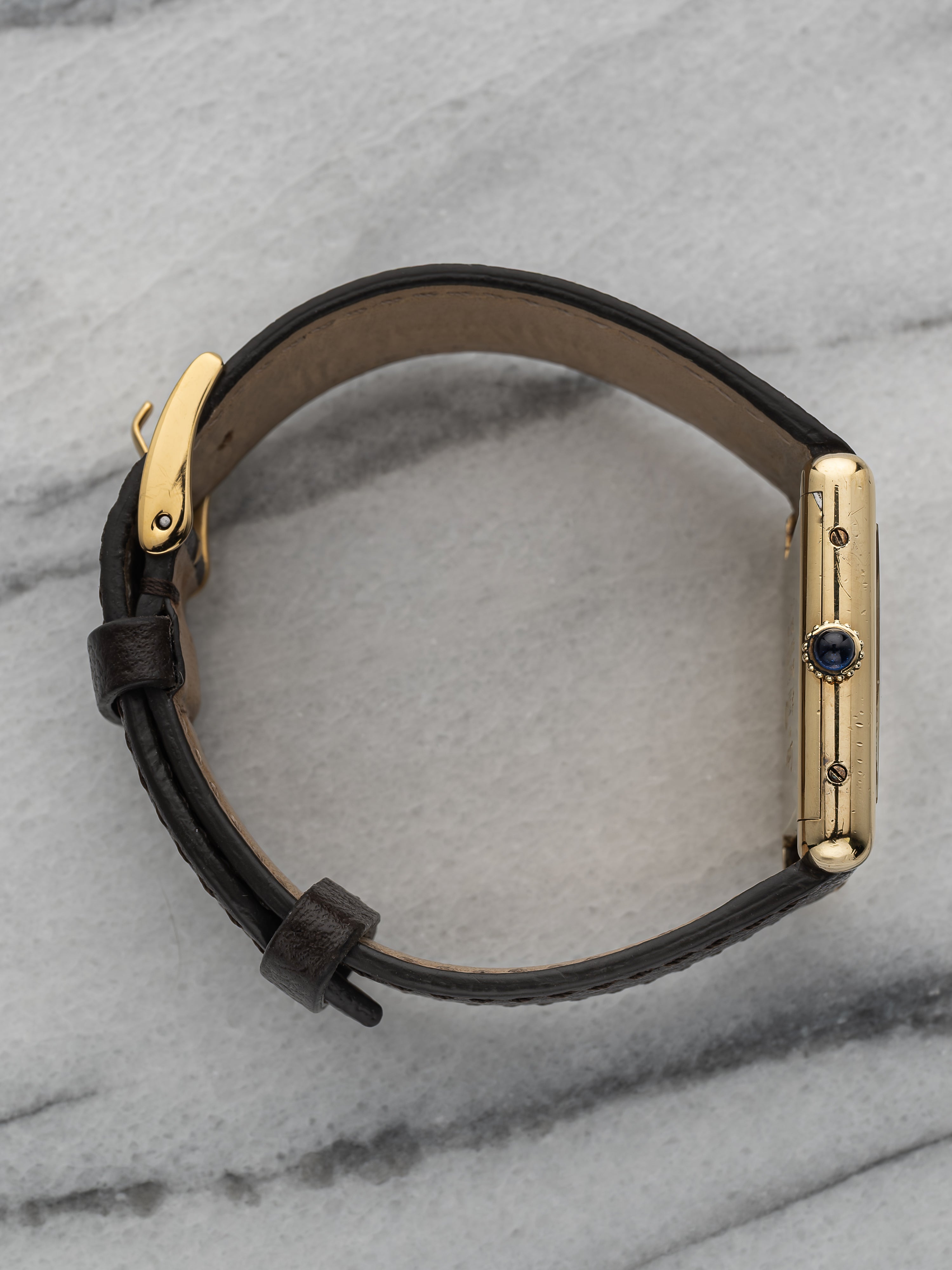 Cartier Tank - Brown Dial