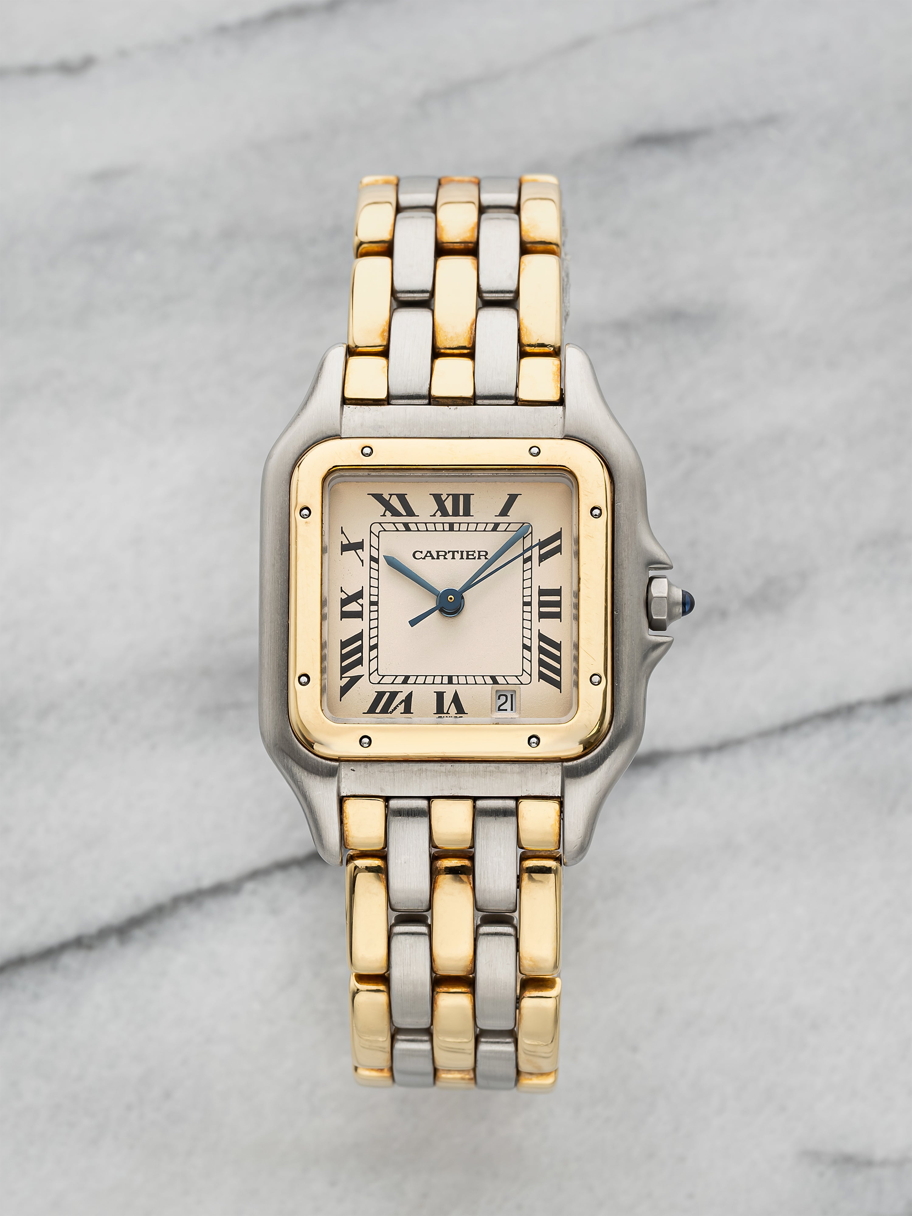 Cartier Panthere Medium - Integrated Two Tone White Roman