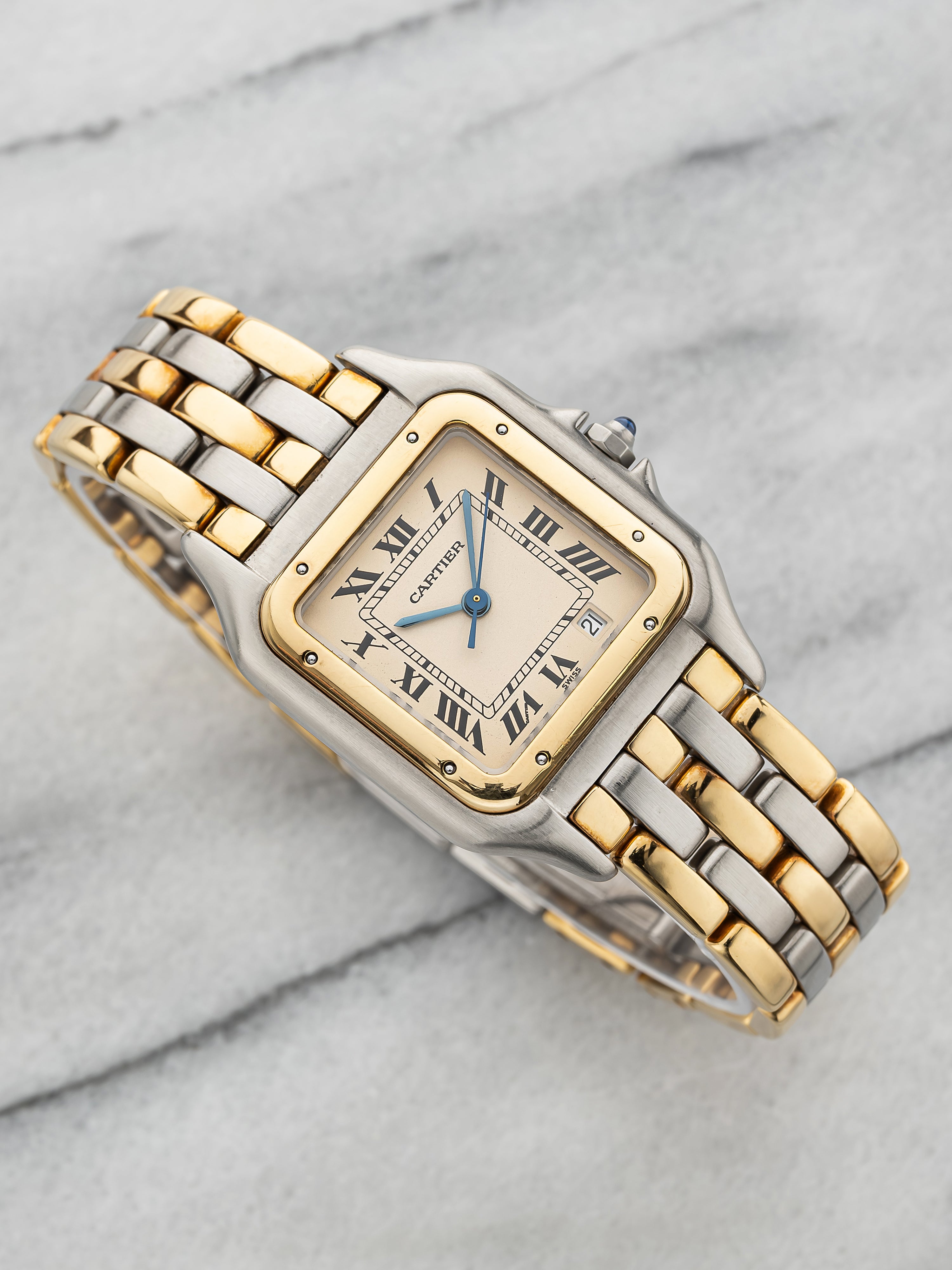 Cartier Panthere Medium - Integrated Two Tone White Roman