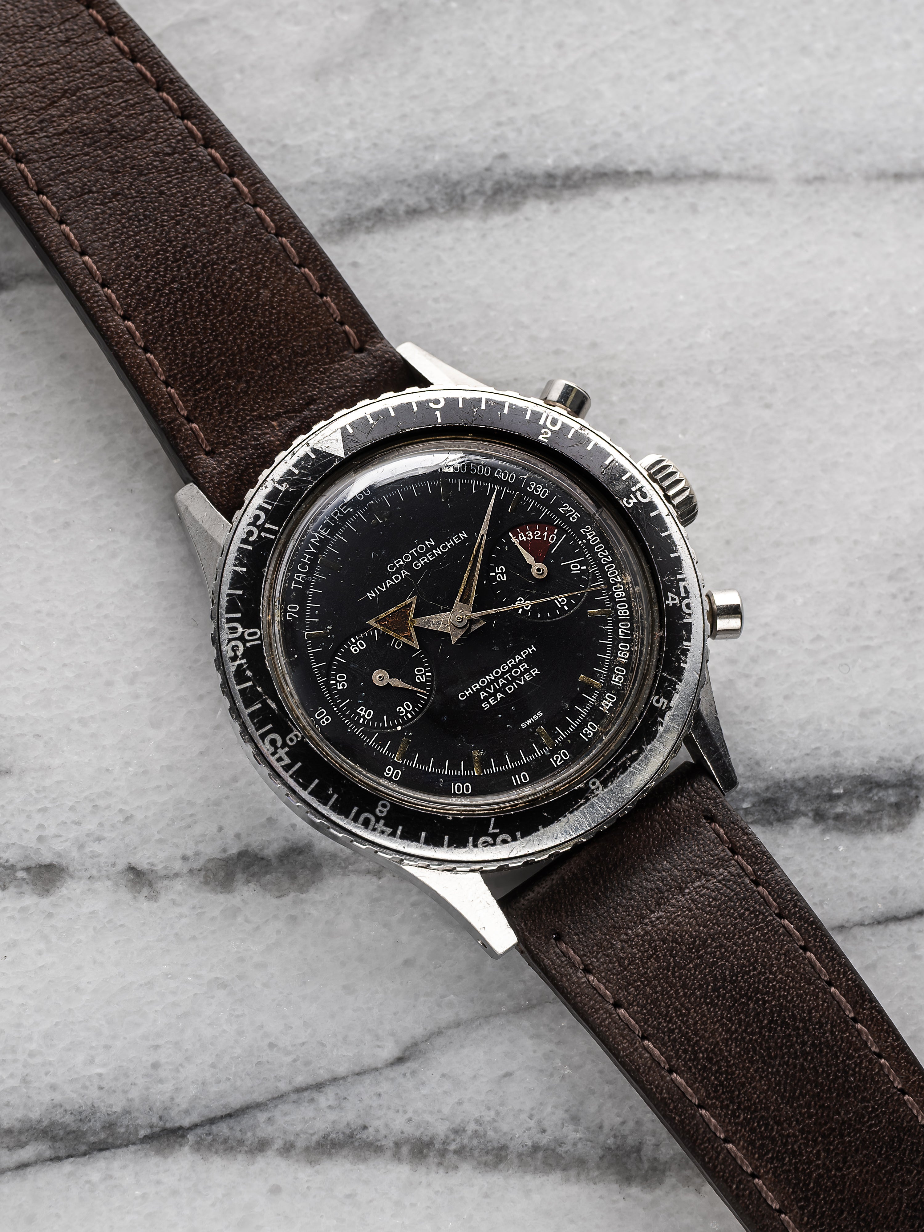 Croton Niva Grenchen Chronograph