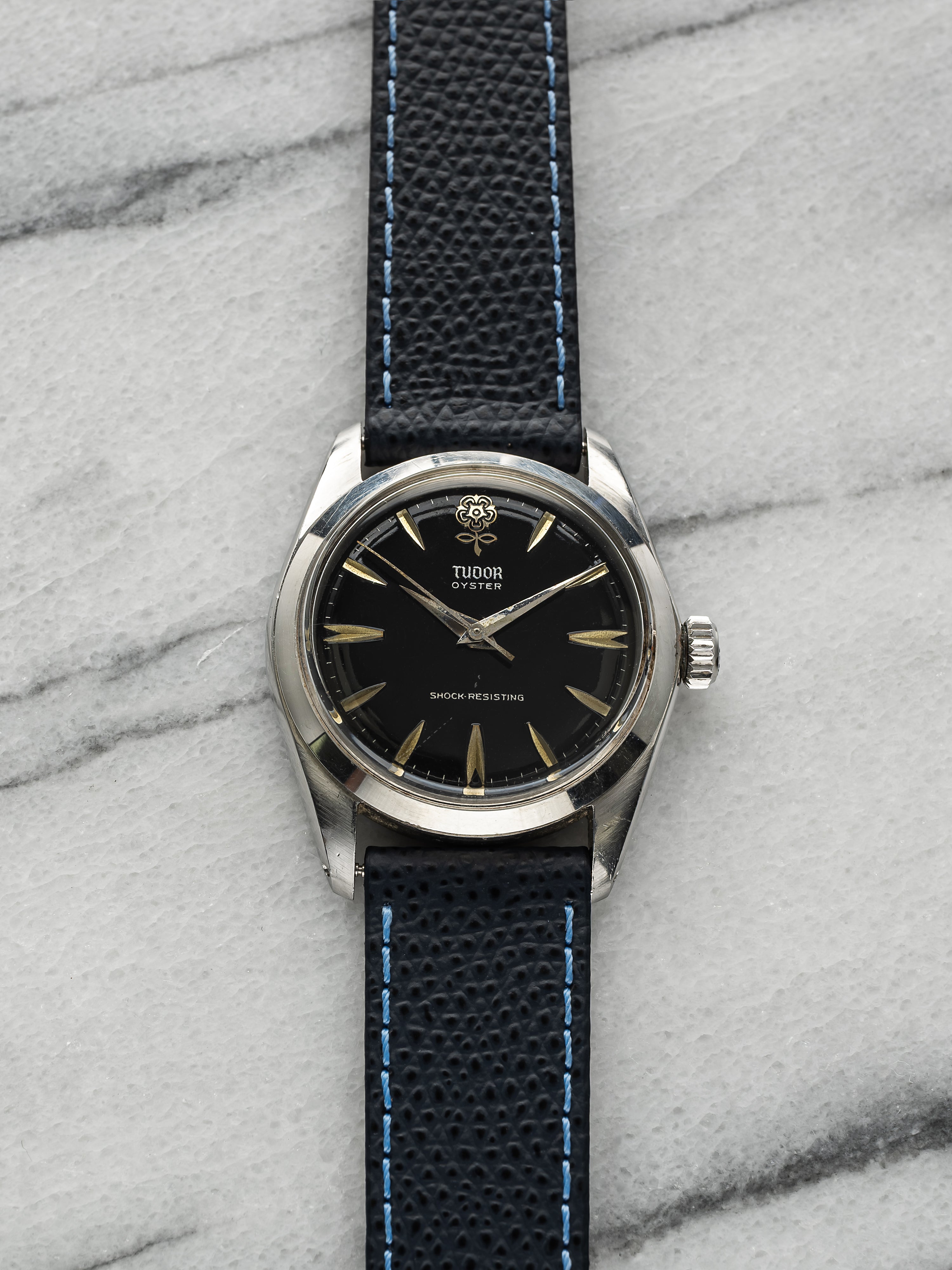 Tudor Oyster 7934- Glossy Black Dial
