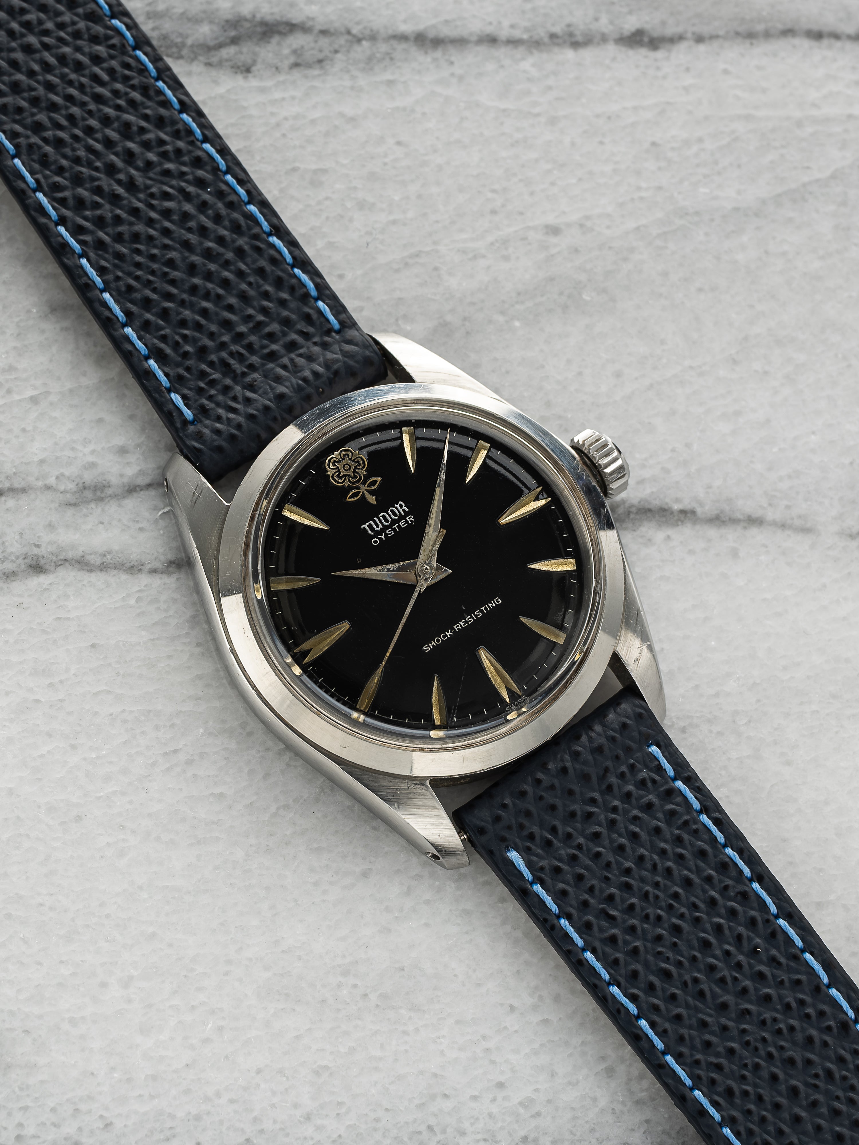 Tudor Oyster 7934- Glossy Black Dial