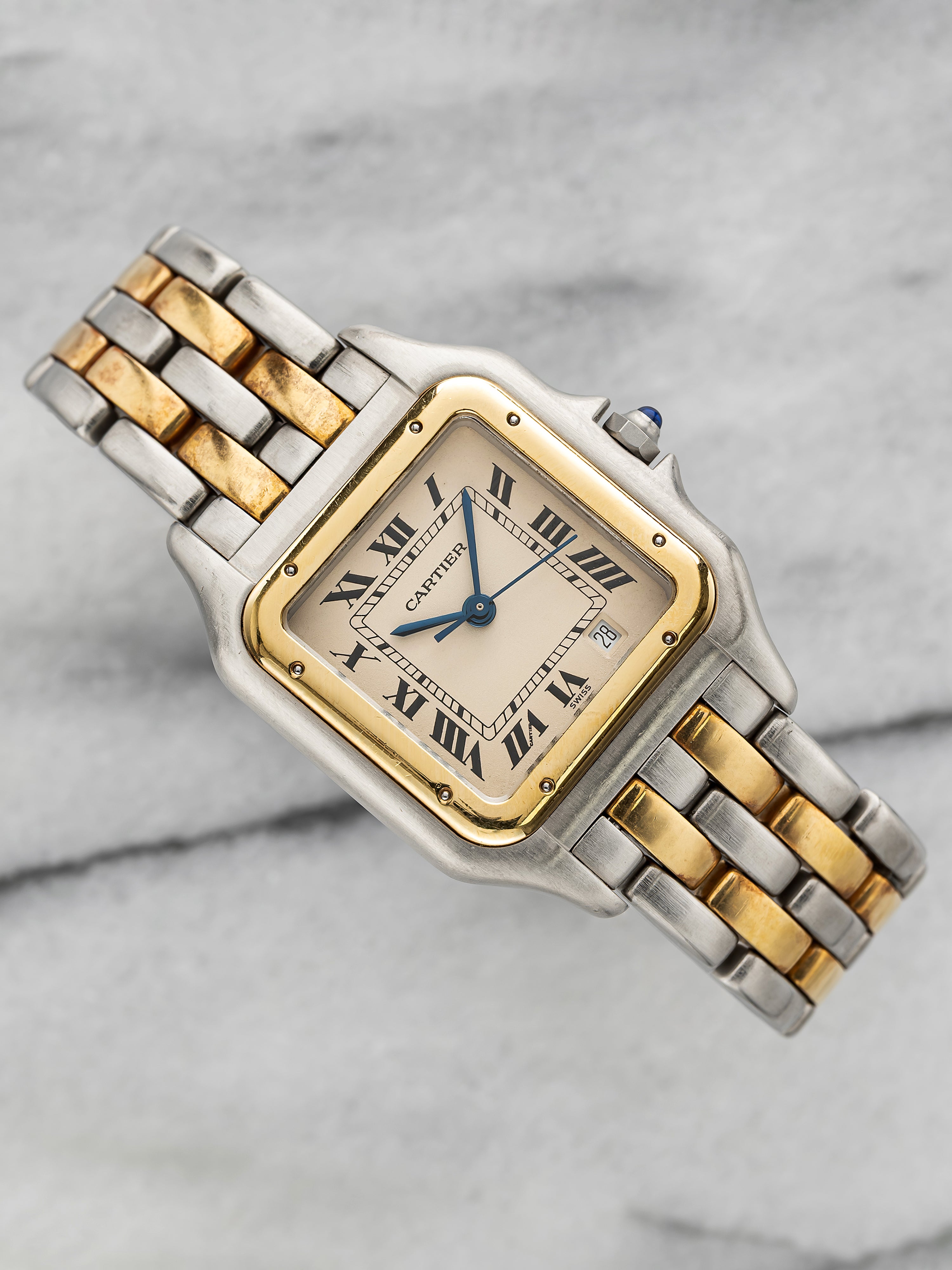 Cartier Panthere Medium - Integrated Two Tone White Roman