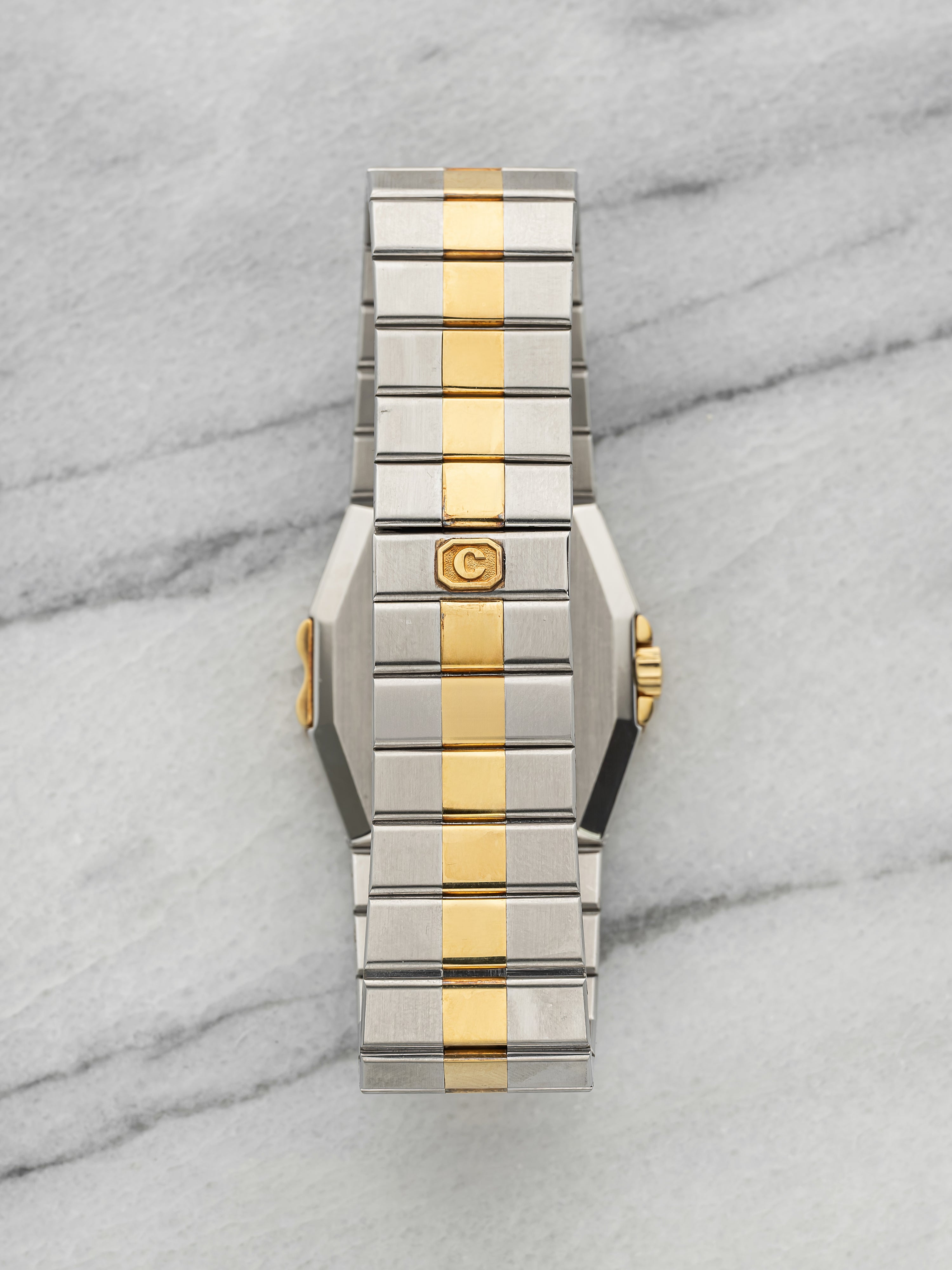 Vintage 1988 Chopard St. Moritz 8023 Two-Tone White Diamond Dial Quartz 32mm