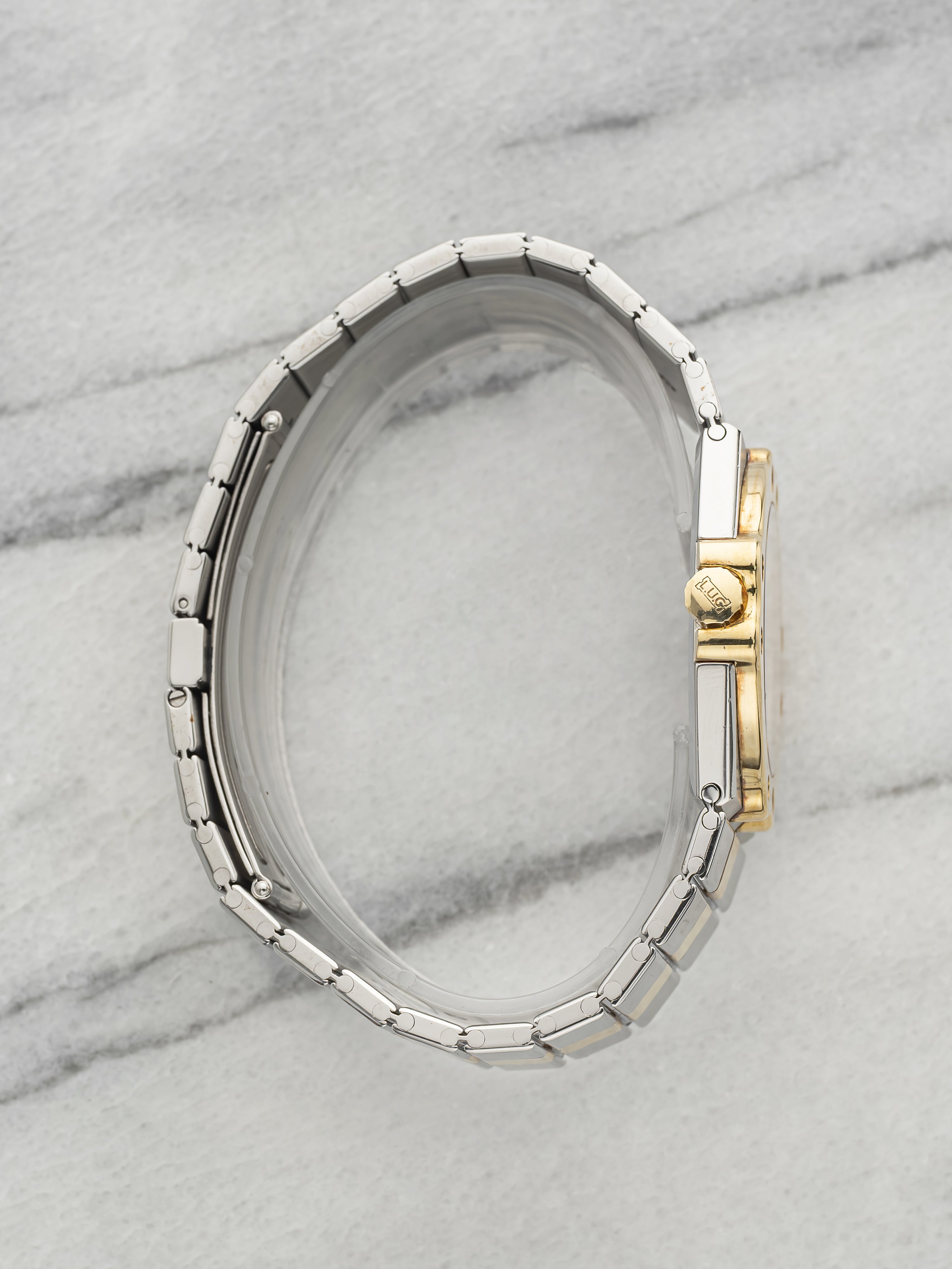 Vintage 1988 Chopard St. Moritz 8023 Two-Tone White Diamond Dial Quartz 32mm