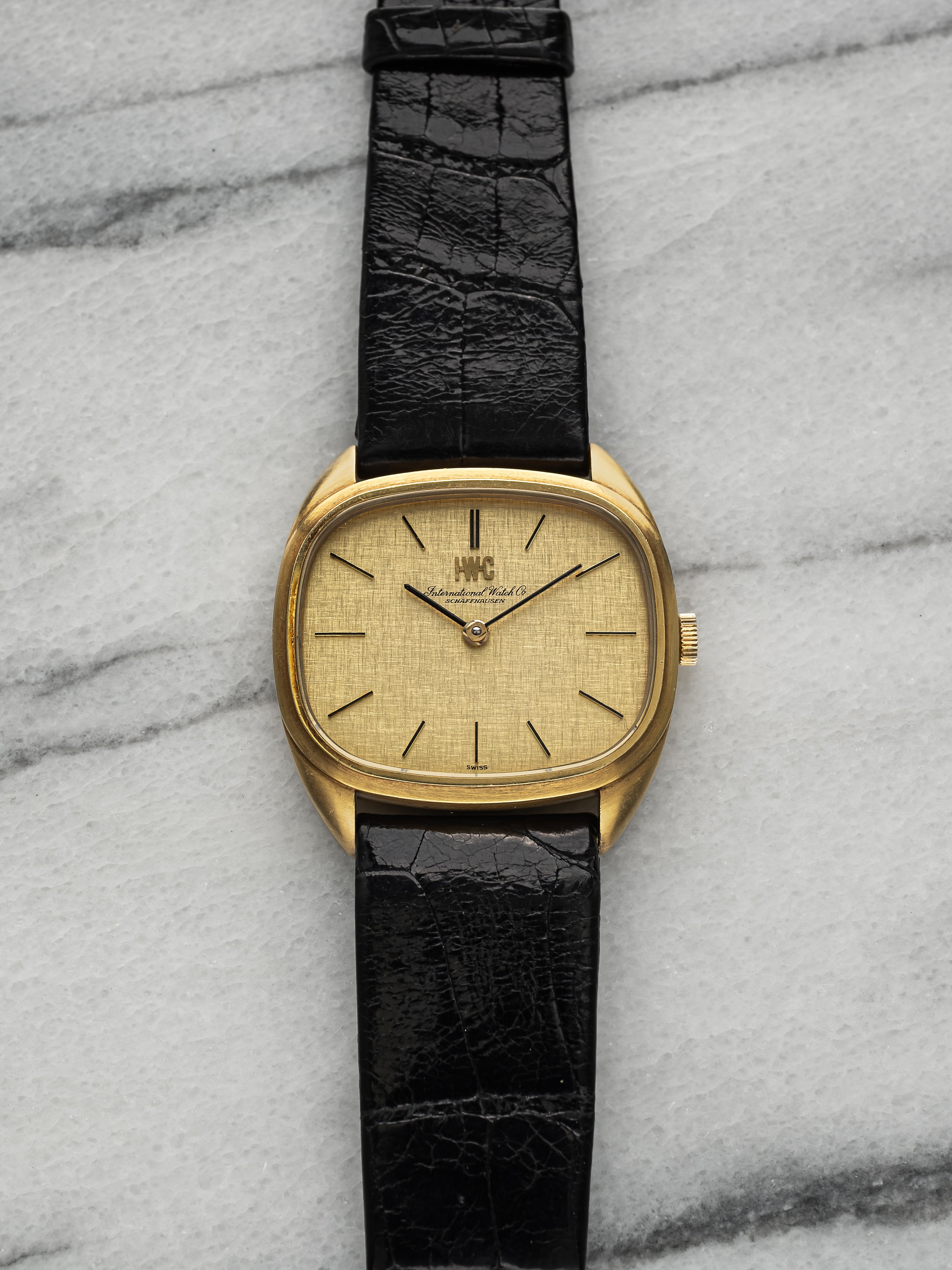 IWC NOS - Champagne Linen Dial