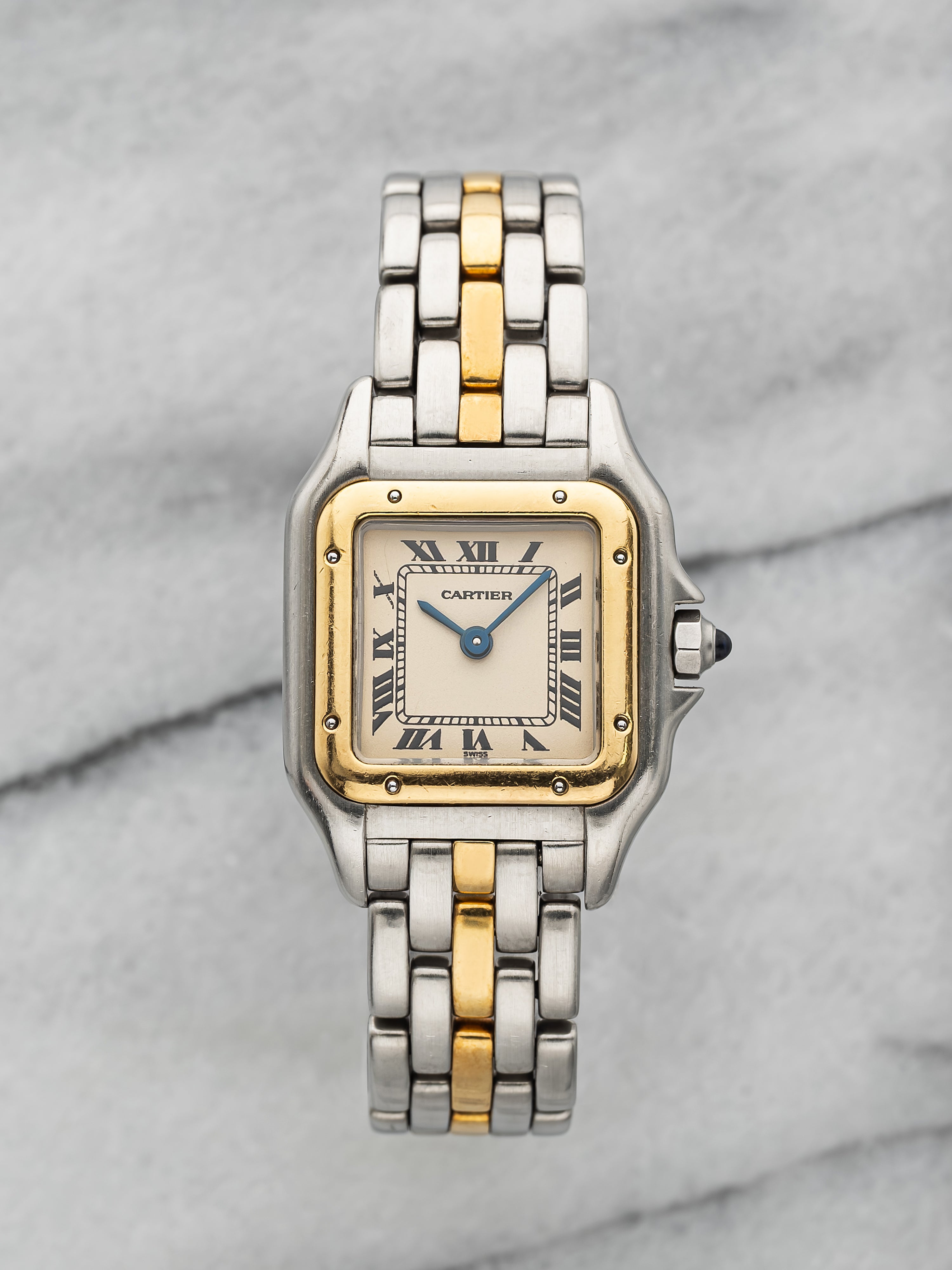 Cartier Panthere Small - Integrated Two Tone White Roman