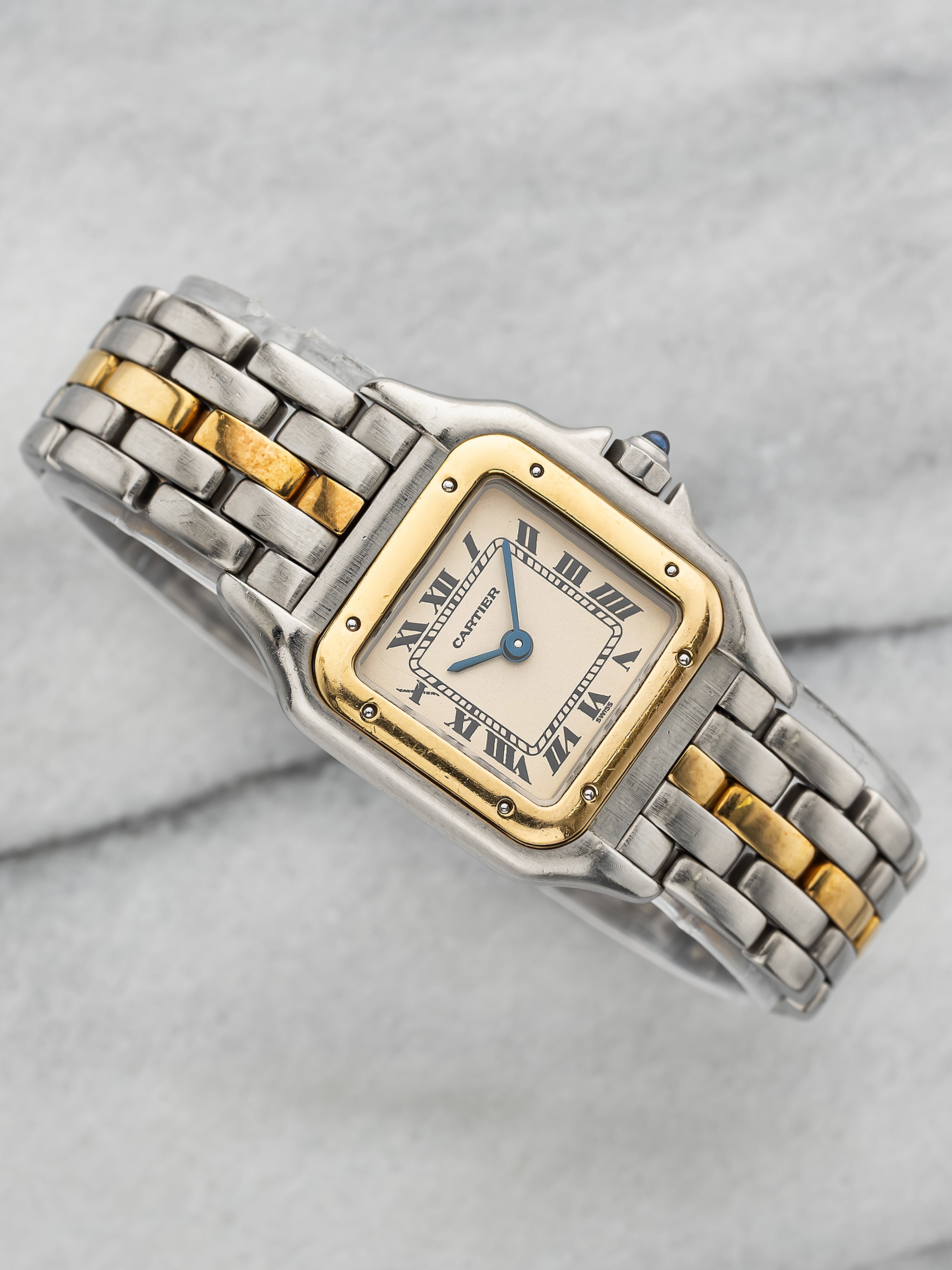 Cartier Panthere Small - Integrated Two Tone White Roman