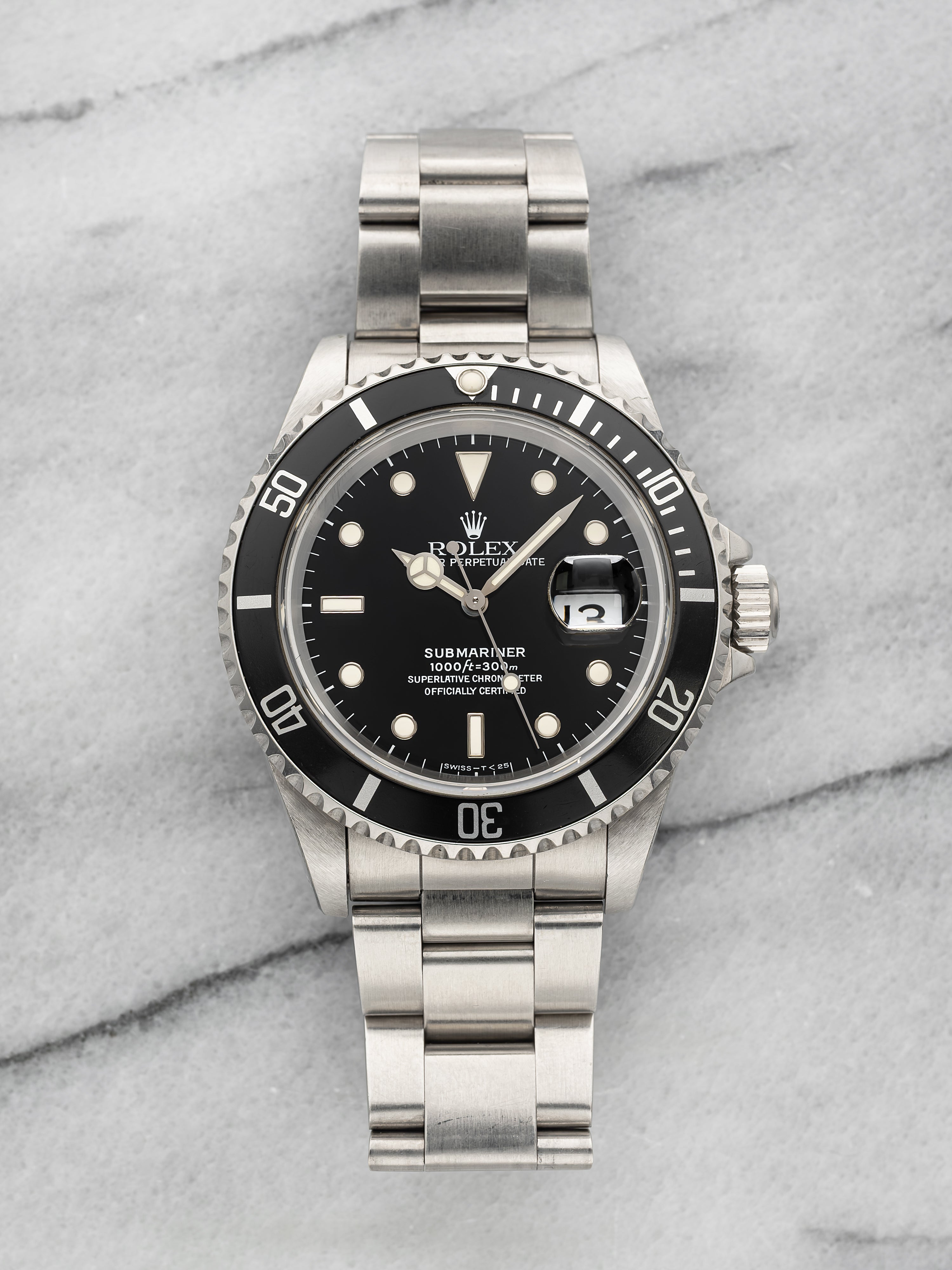1996 Rolex Submariner Date 16610 - Stainless Steel Black Dial