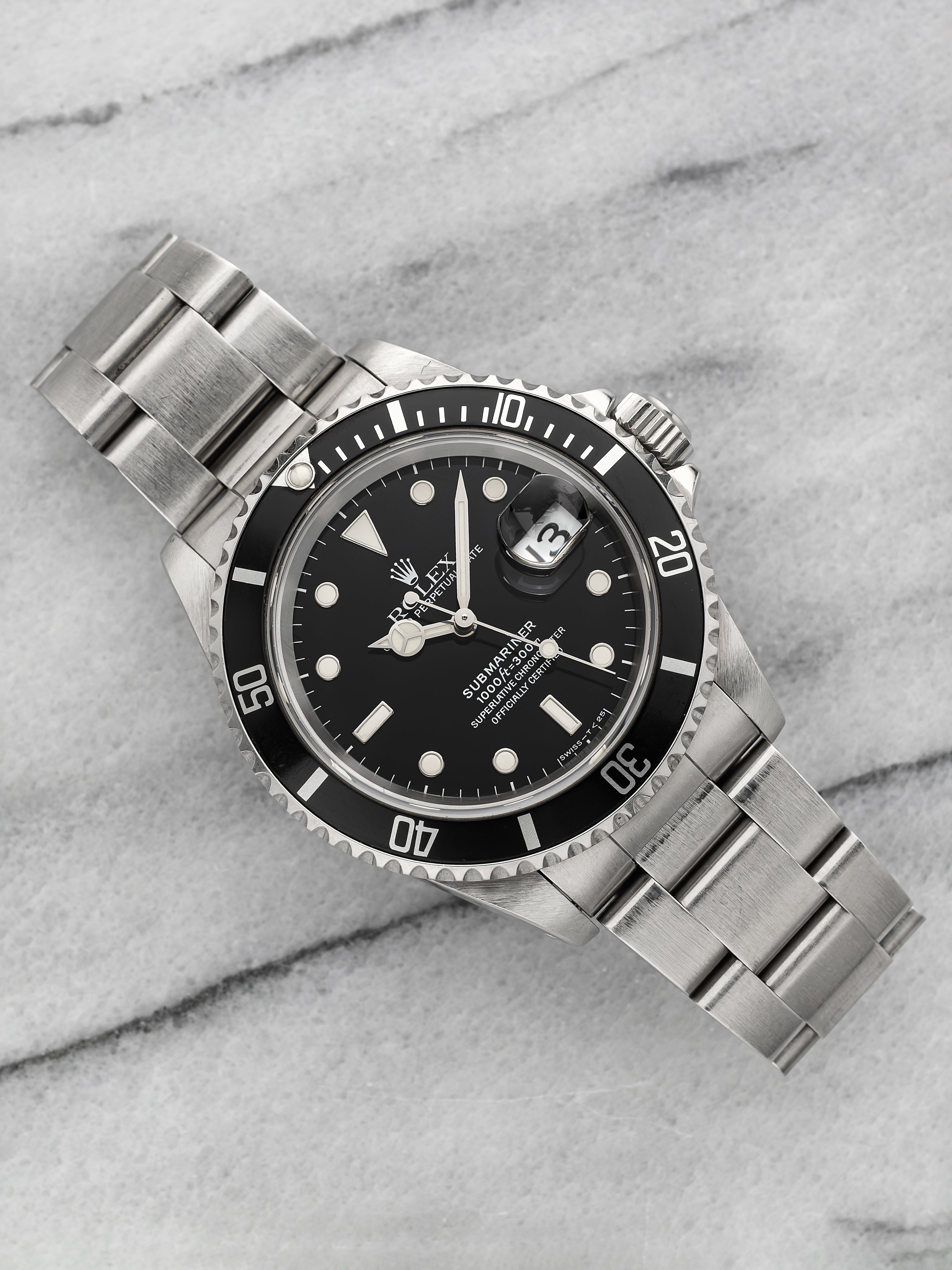 1996 Rolex Submariner Date 16610 - Stainless Steel Black Dial
