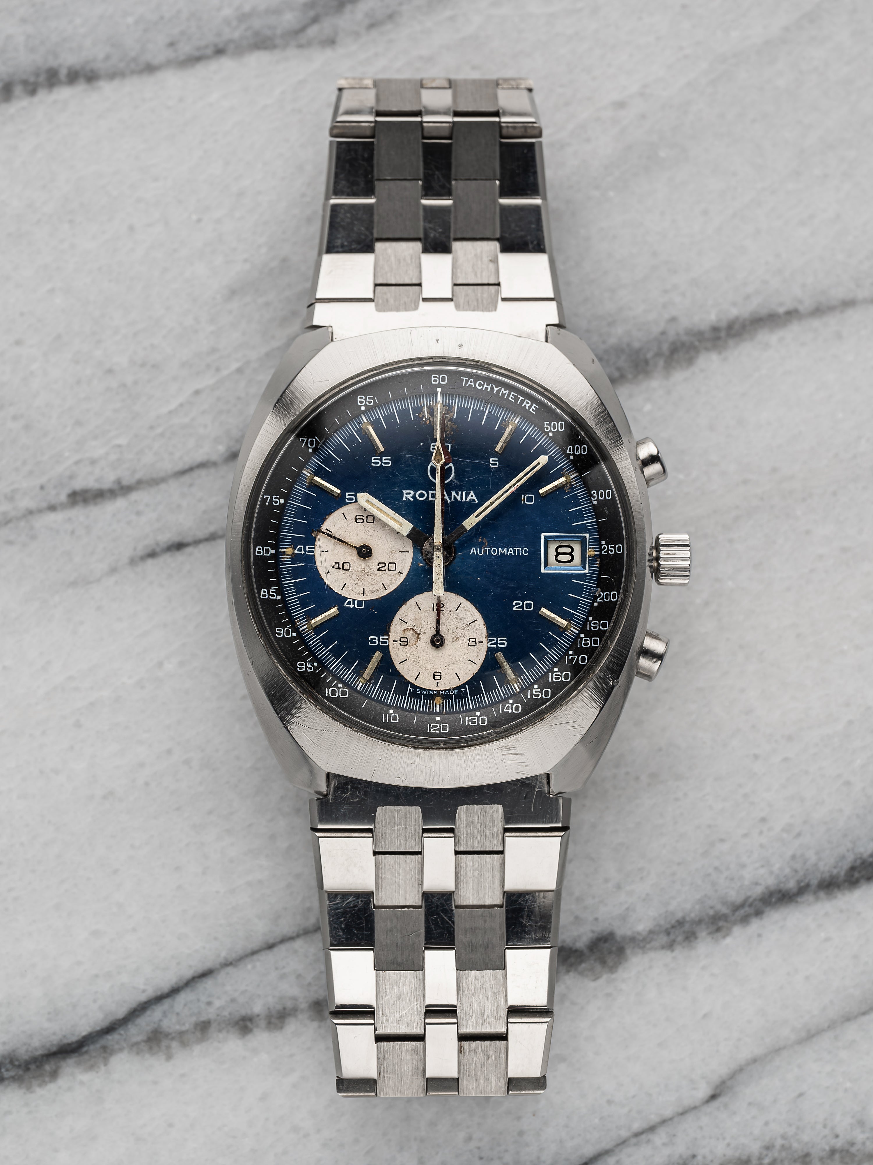 Rodania Chronograph - Blue Dial