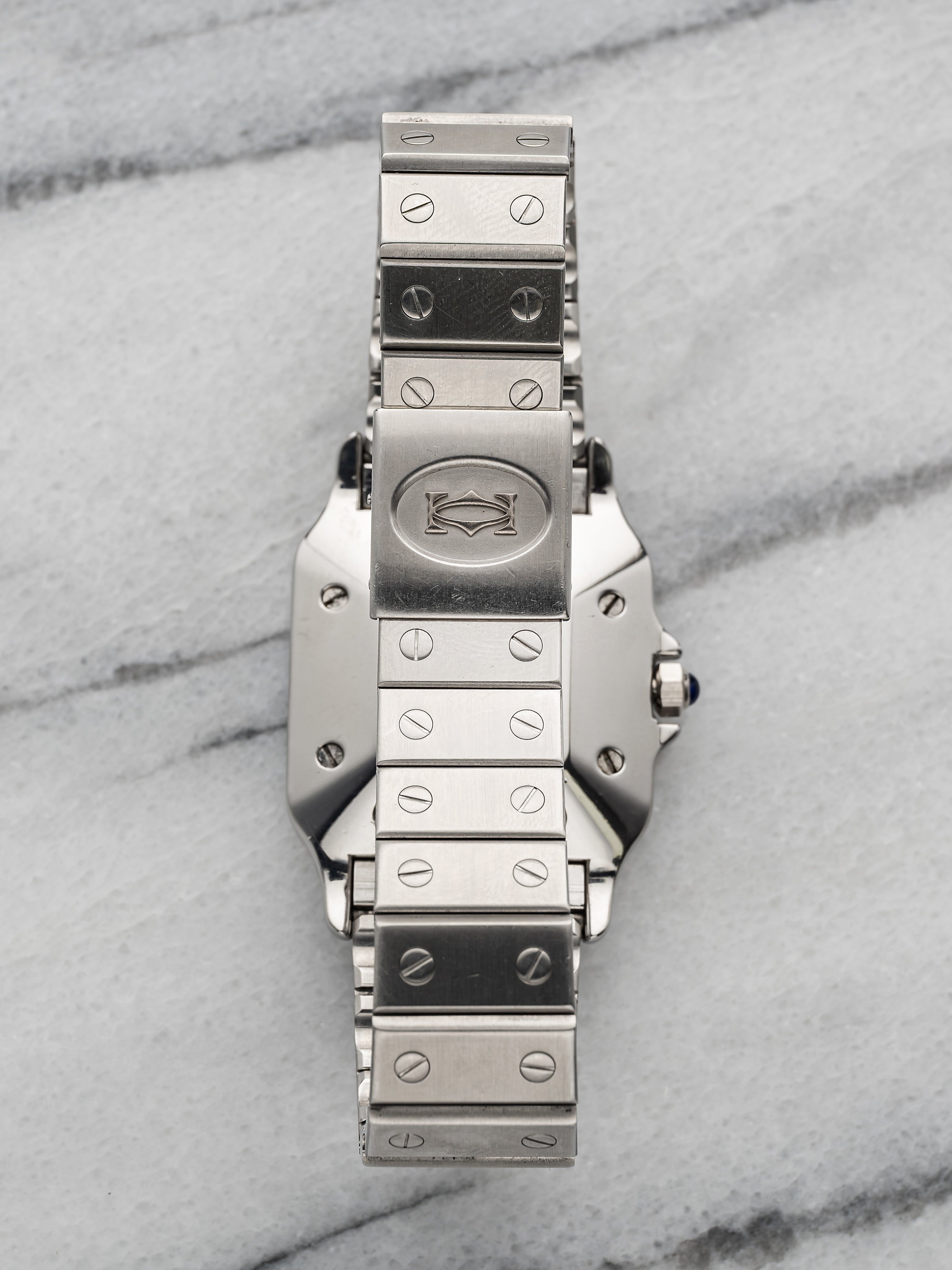 Cartier Santos 2960 - White Roman Dial