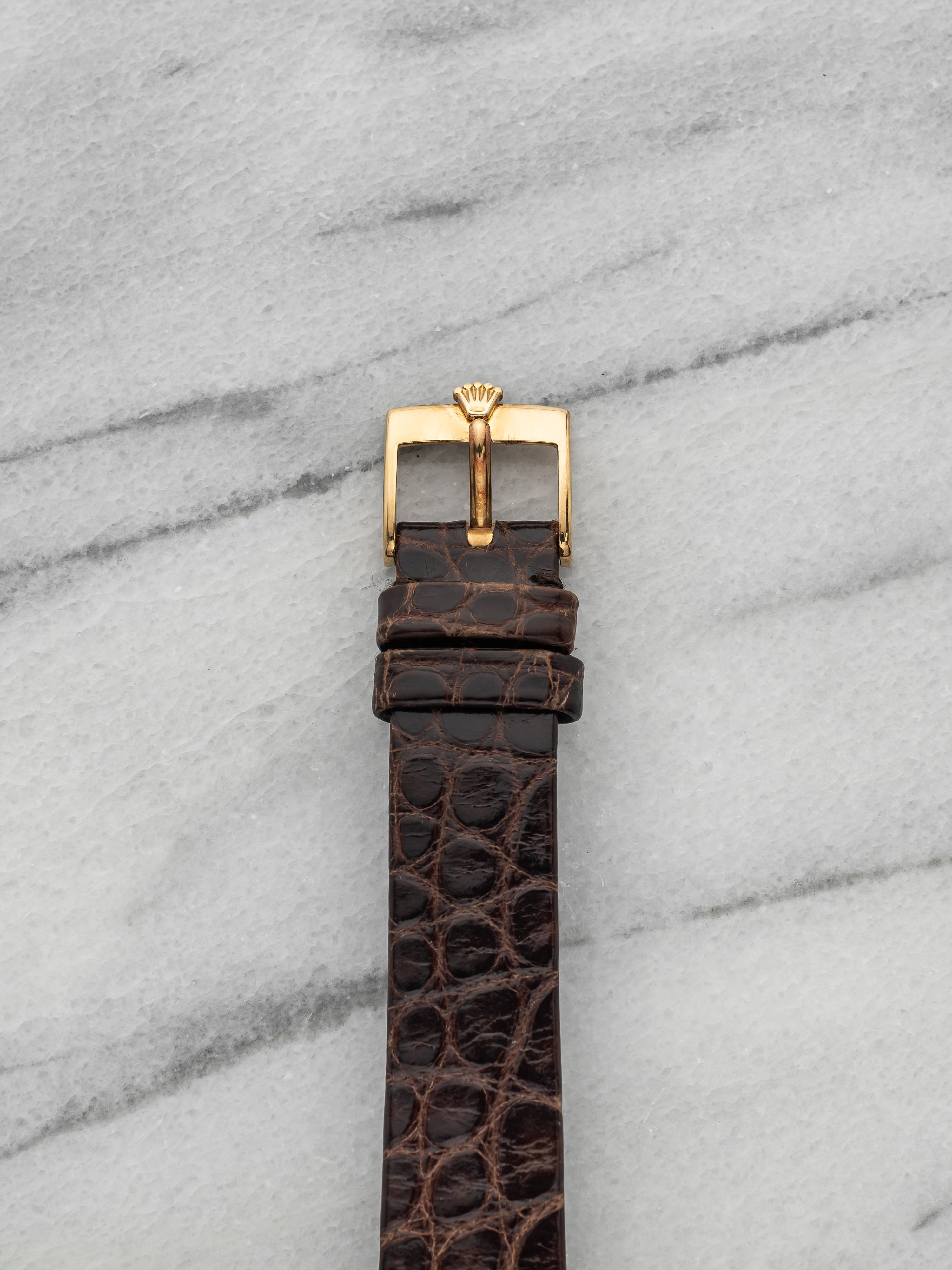 Vintage 1995 Rolex Cellini 5112 18K Yellow Gold Champagne Dial Manual Wind 32mm