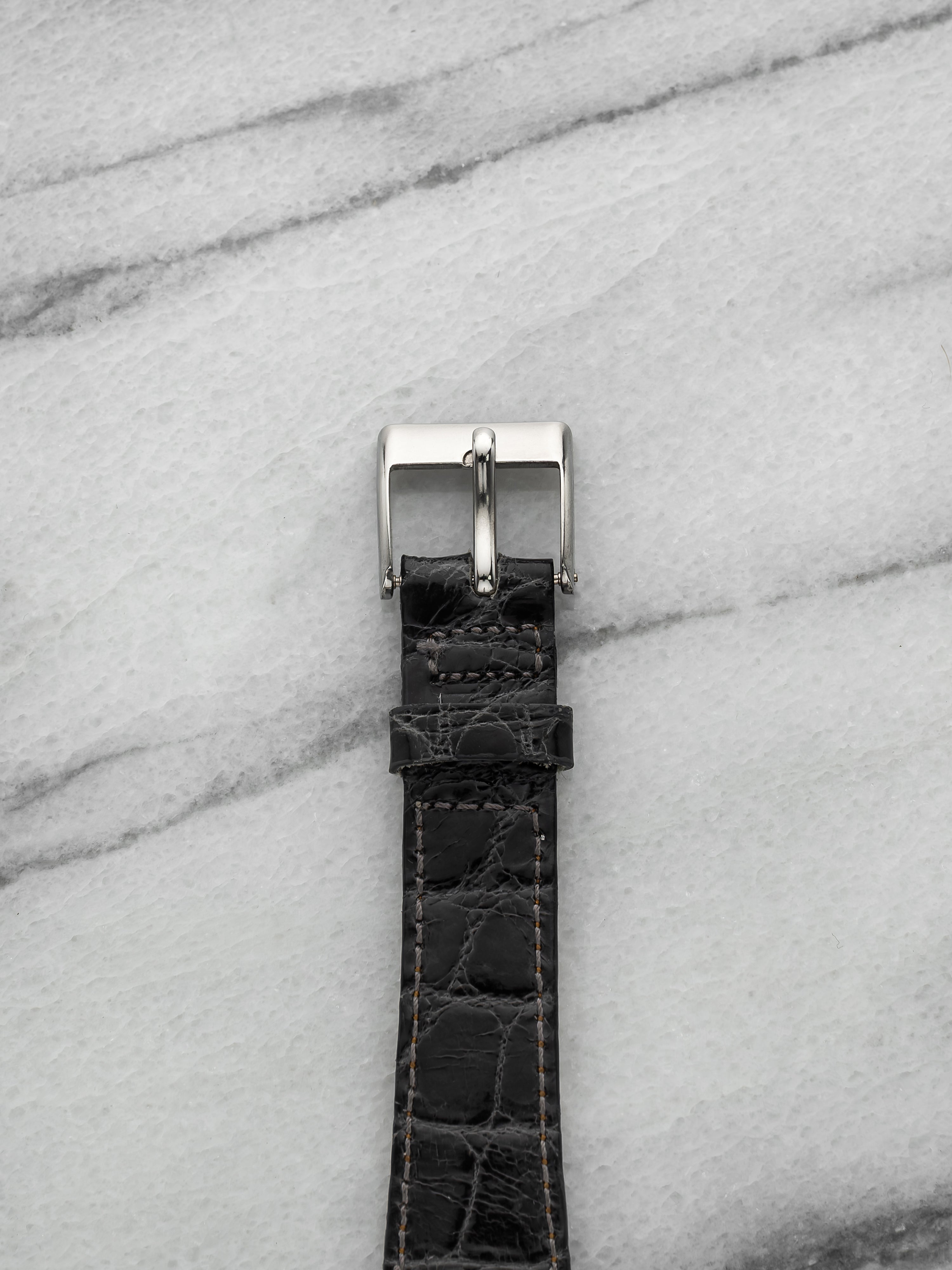 Vintage 1960s Audemars Piguet Ultra Thin 18k WG Blue Diamond Dial Manual 31 mm