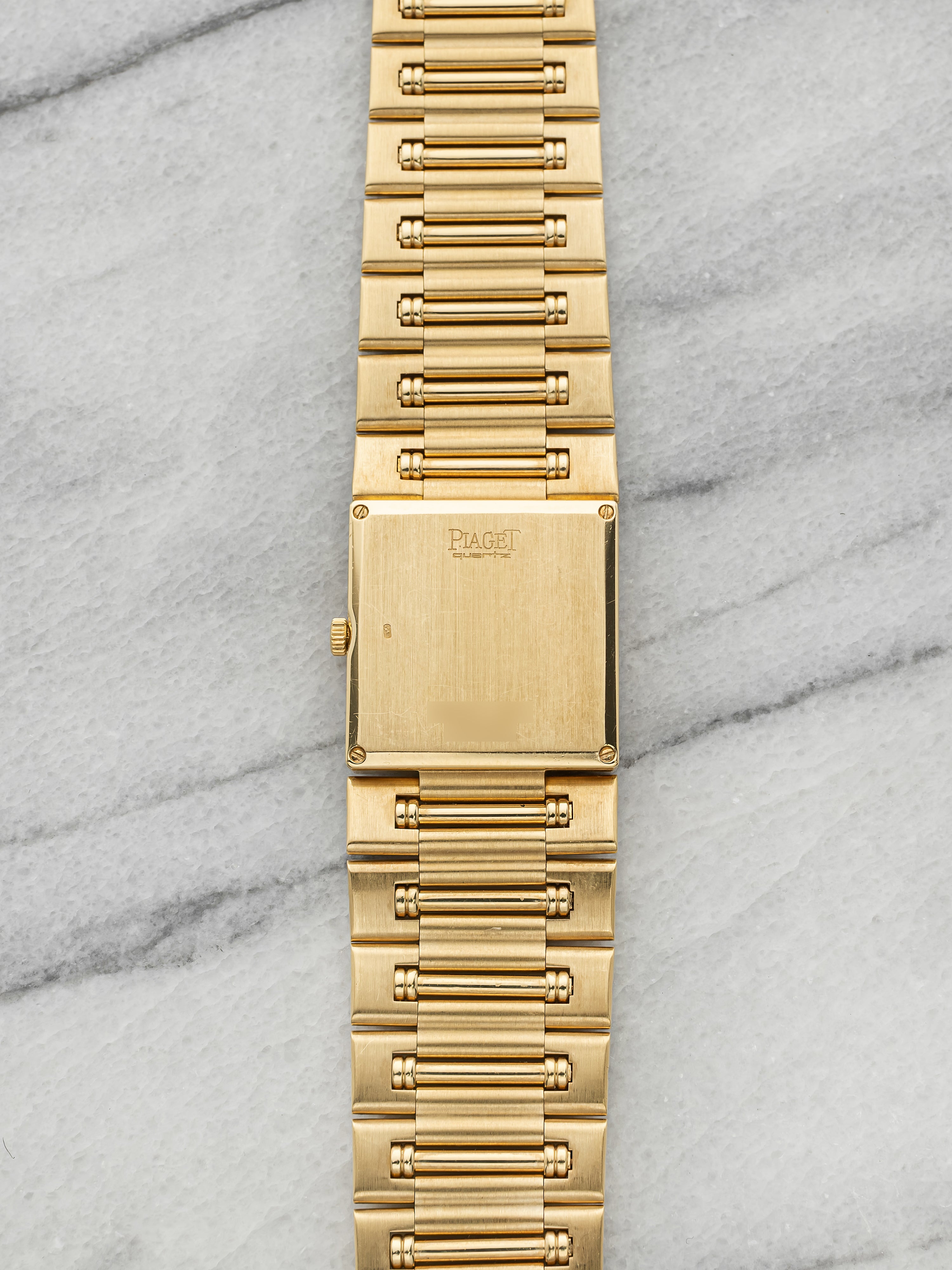 Piaget Dancer 80317 K 81 - 18K Yellow Gold Opal Onyx Diamond Dial