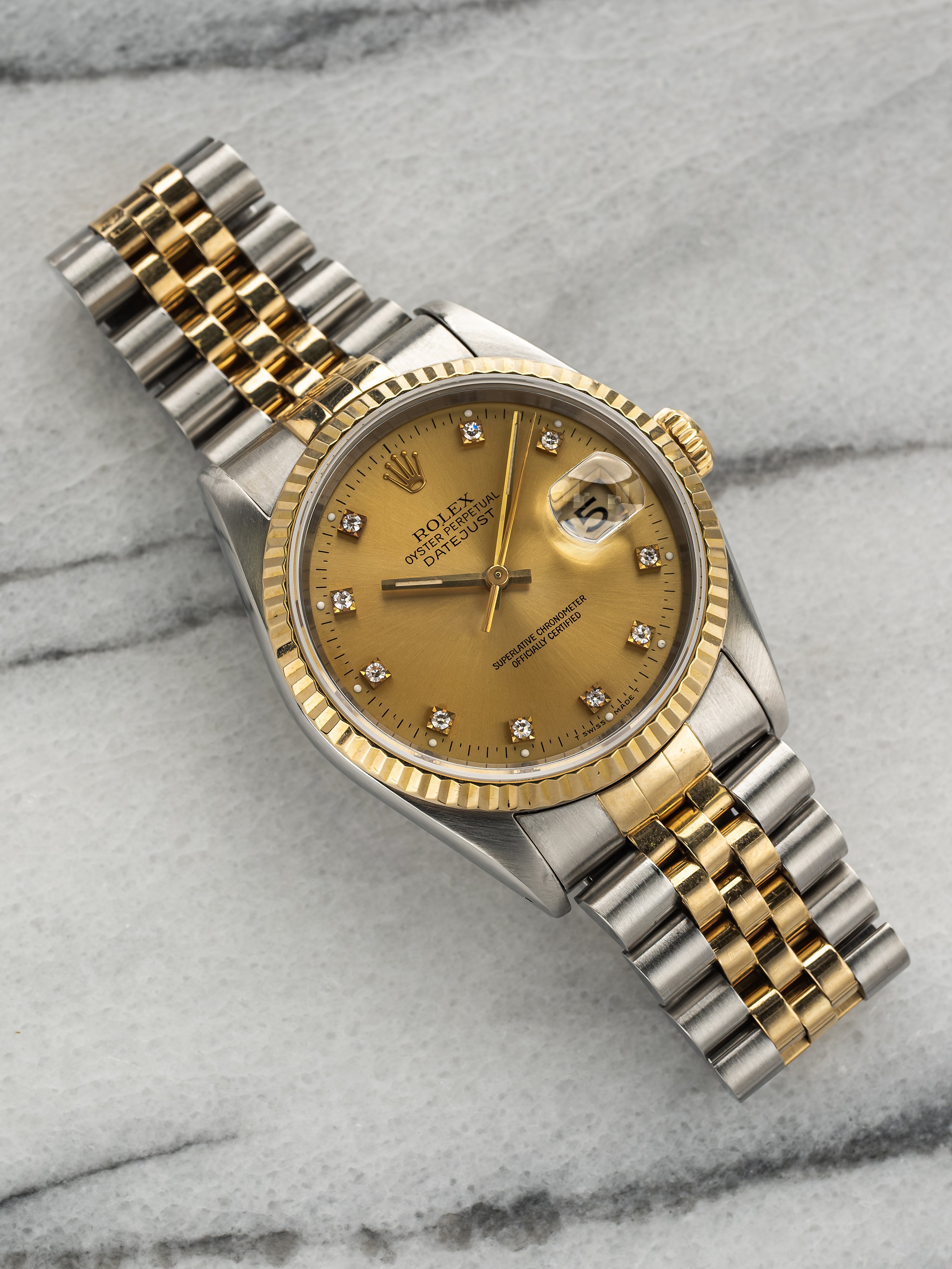 Rolex Datejust 16233 - Diamond Dial