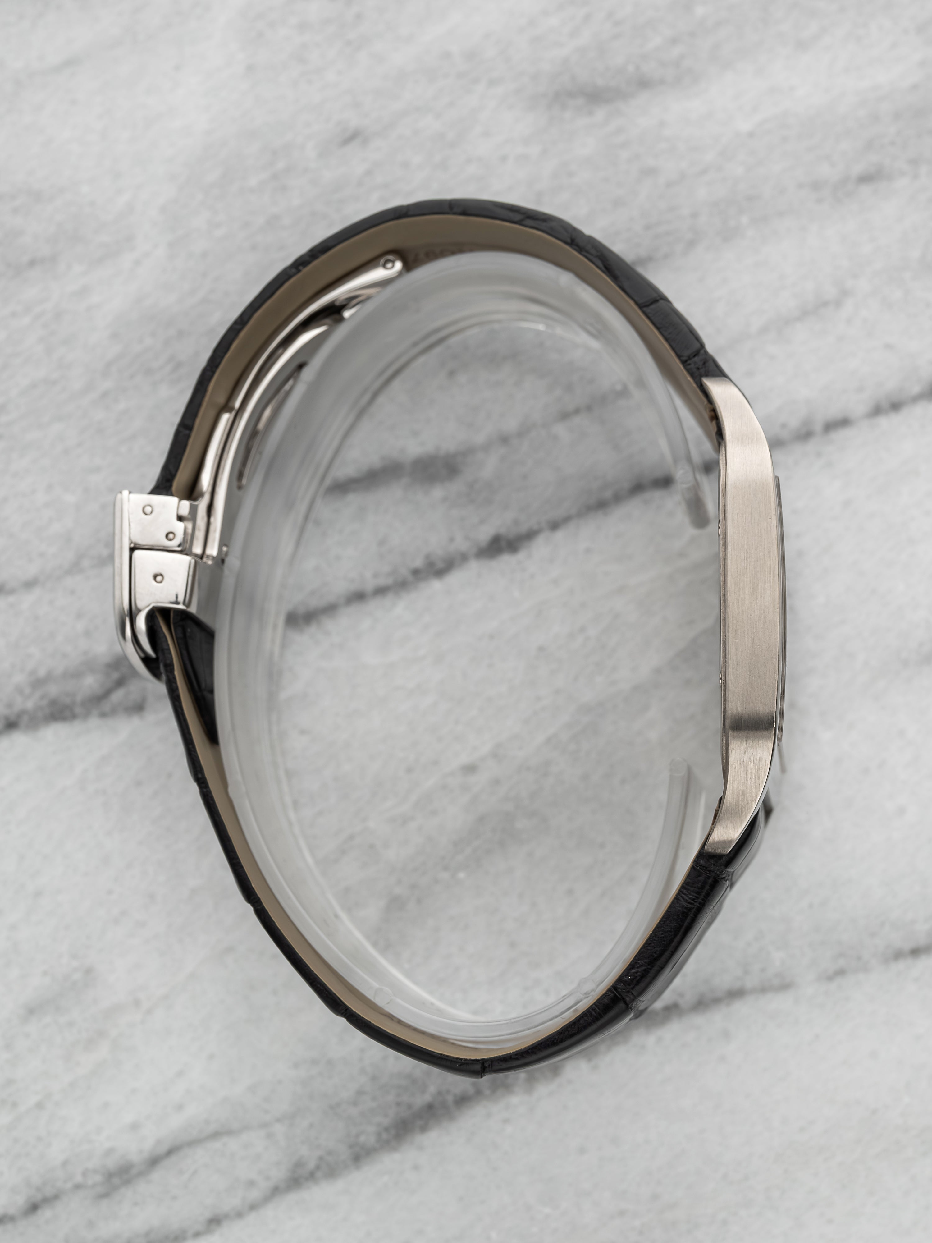 Cartier Santos Dumont 2789 – 18K White Gold White Roman Dial