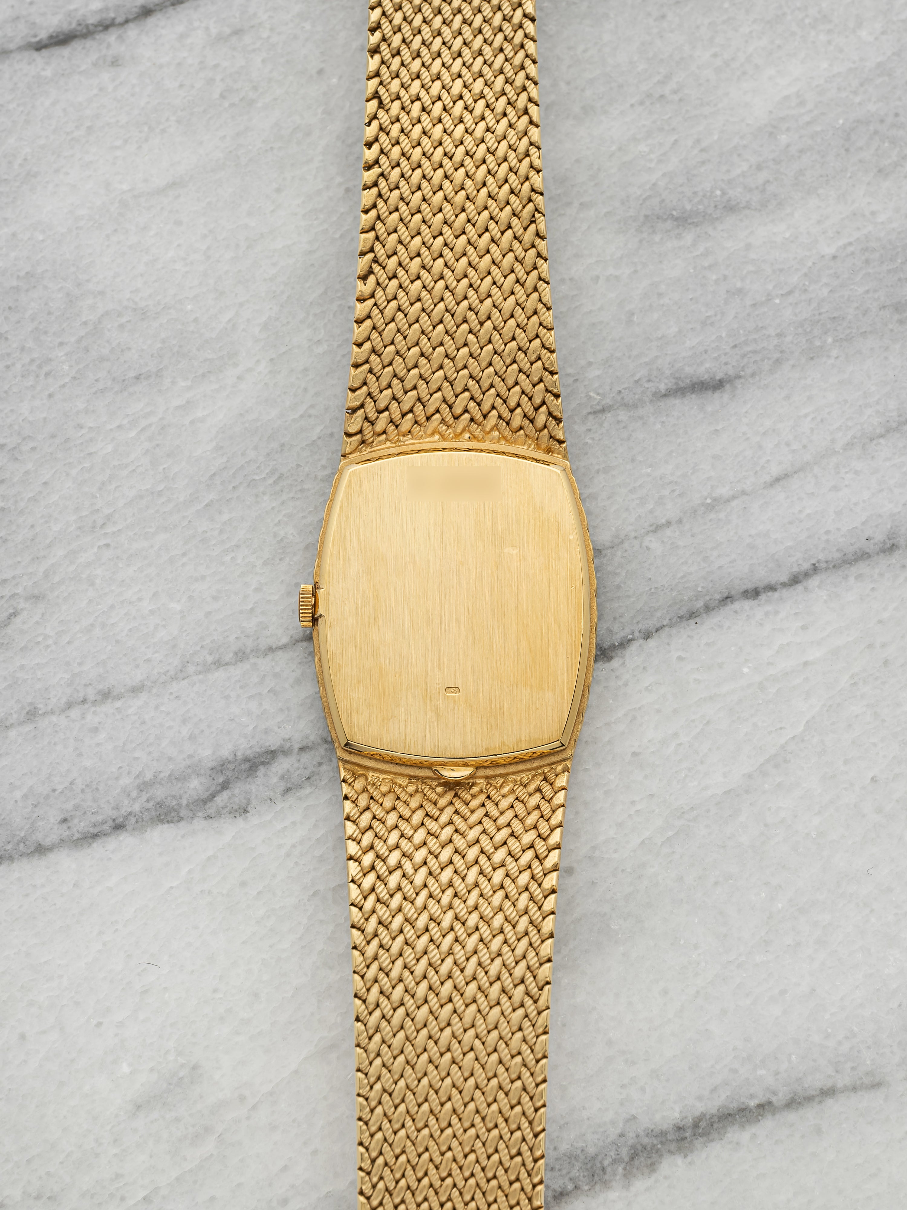 Vintage 1985 Audemars Piguet Cobra 18k YG Champagne Diamond Dial Manual 27mm