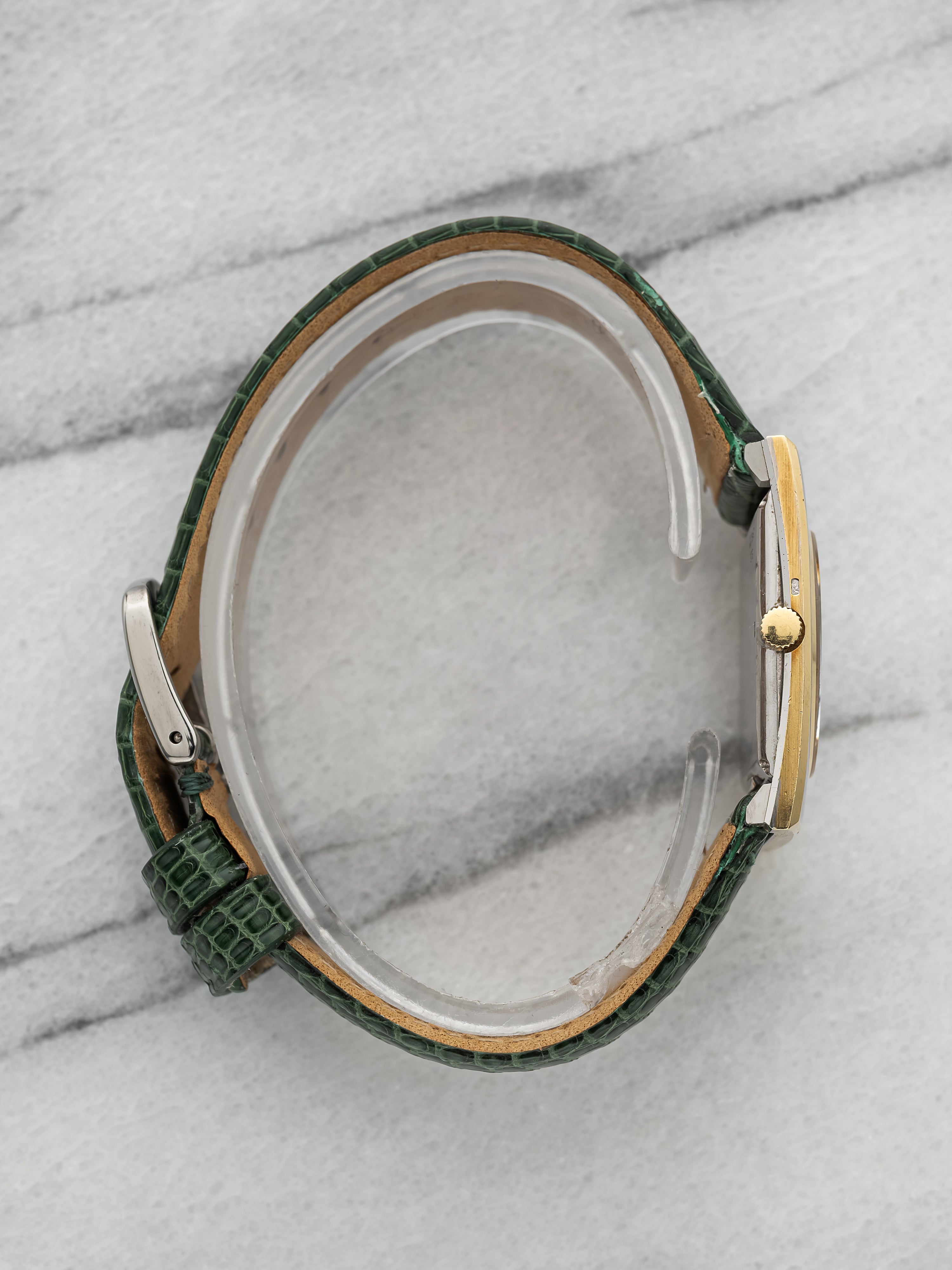 Piaget Tank 916 – 18K Yellow & White Gold Tiger Eye Dial