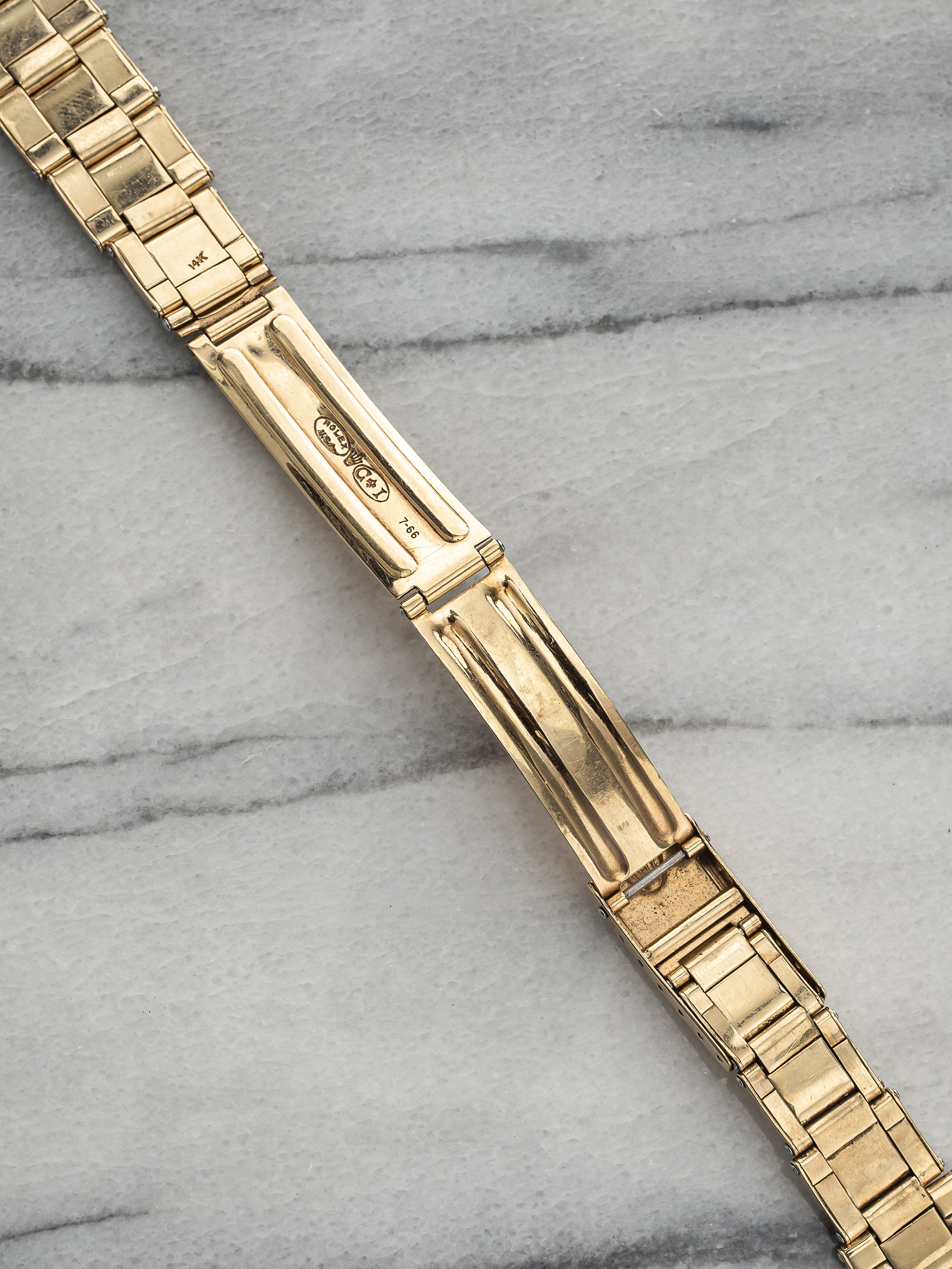 Rolex 14K Gold Bracelet - USA Made (Stretch)