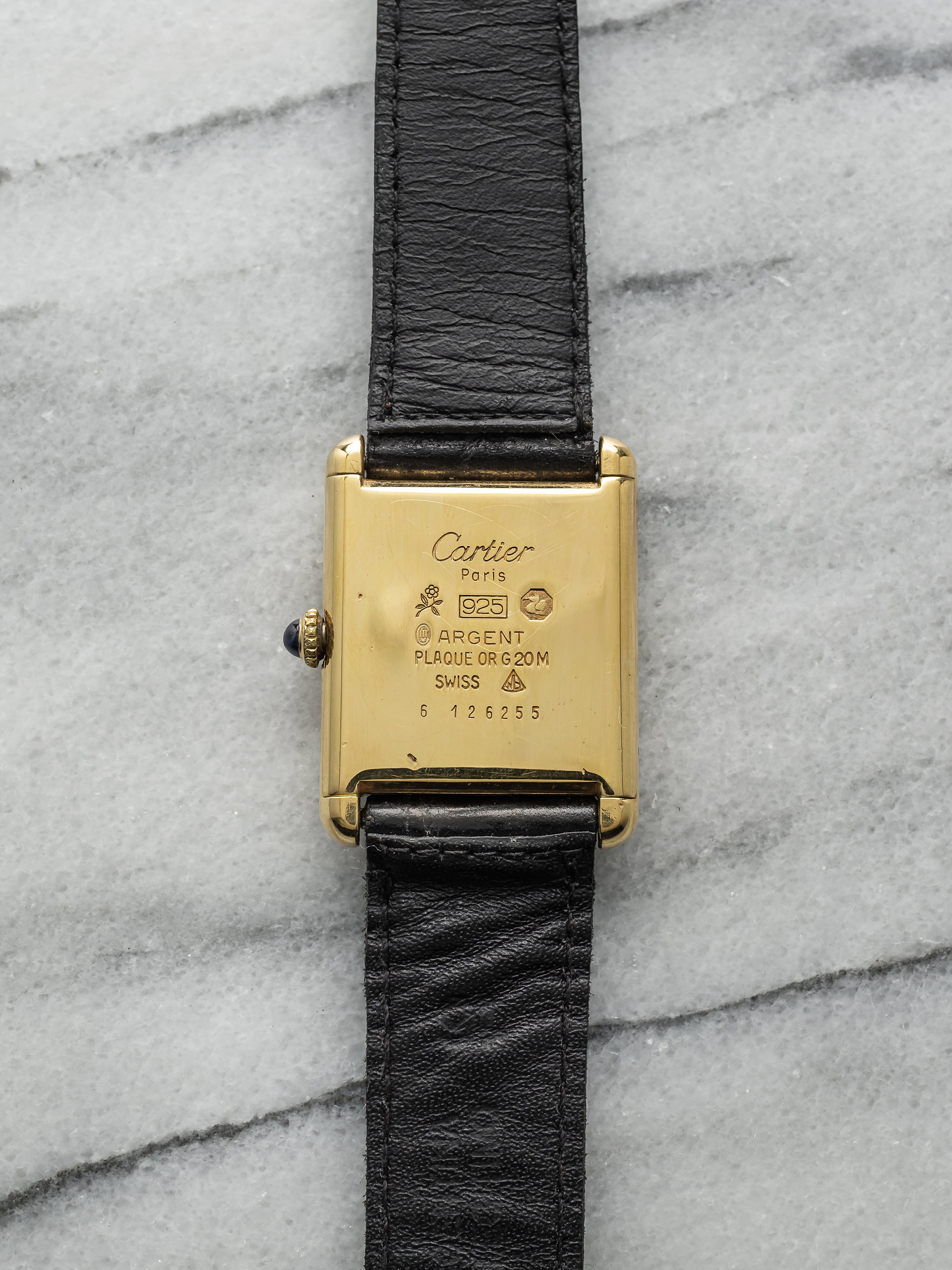 Cartier Tank - Lemon Roman Dial
