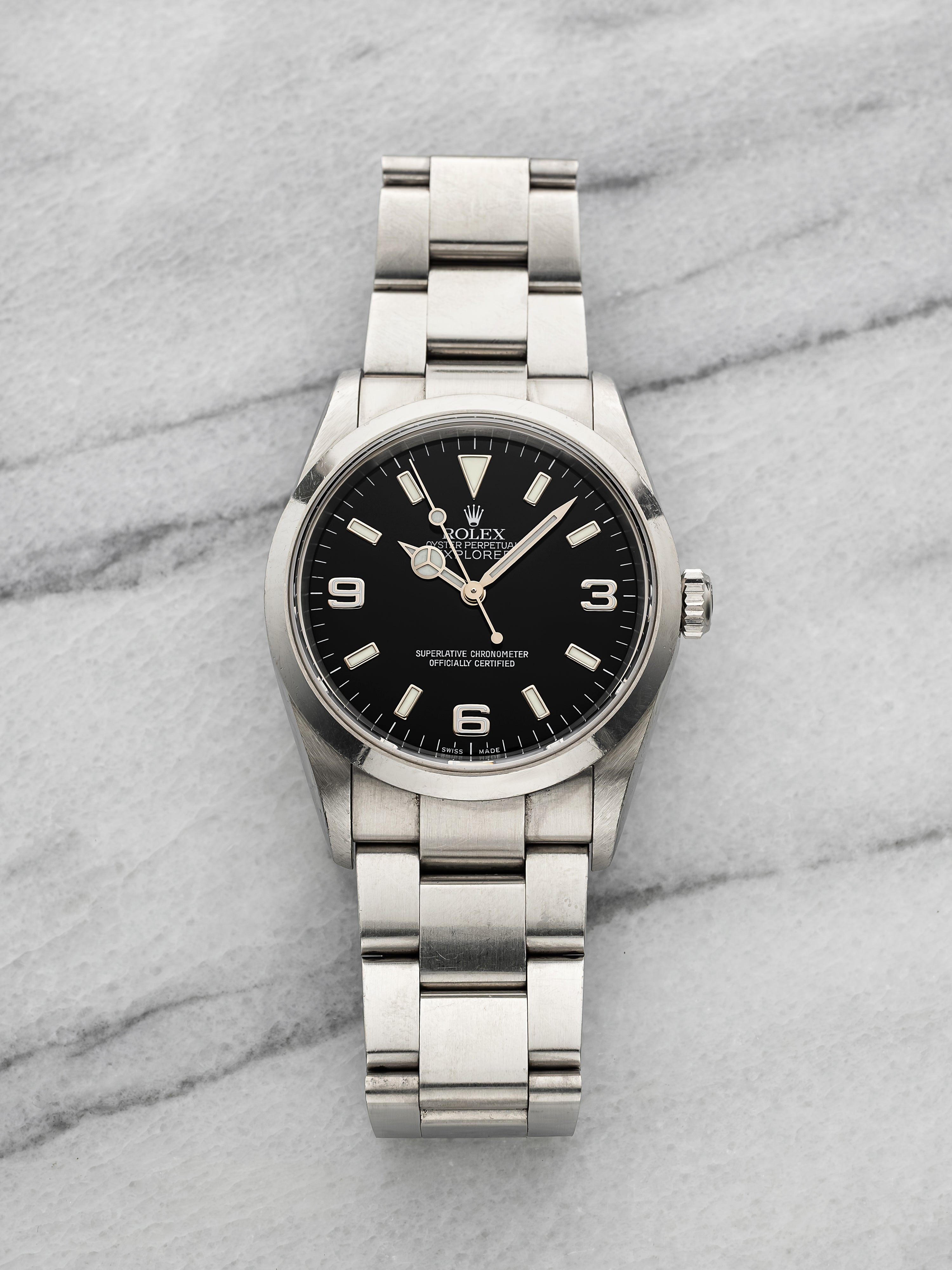 1995 Rolex Explorer 114270 – Stainless Steel, Black 3-6-9 Dial