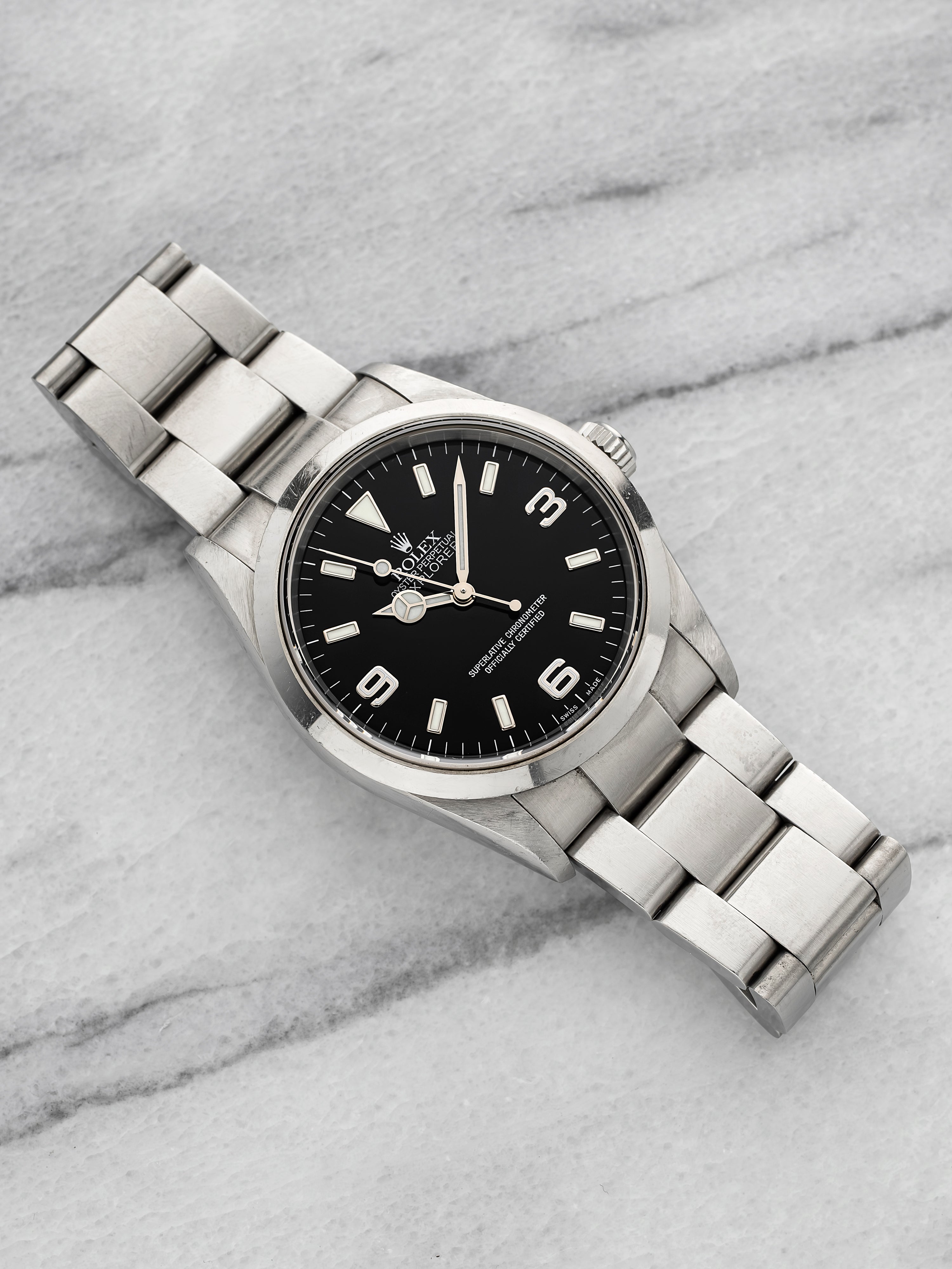 1995 Rolex Explorer 114270 – Stainless Steel, Black 3-6-9 Dial