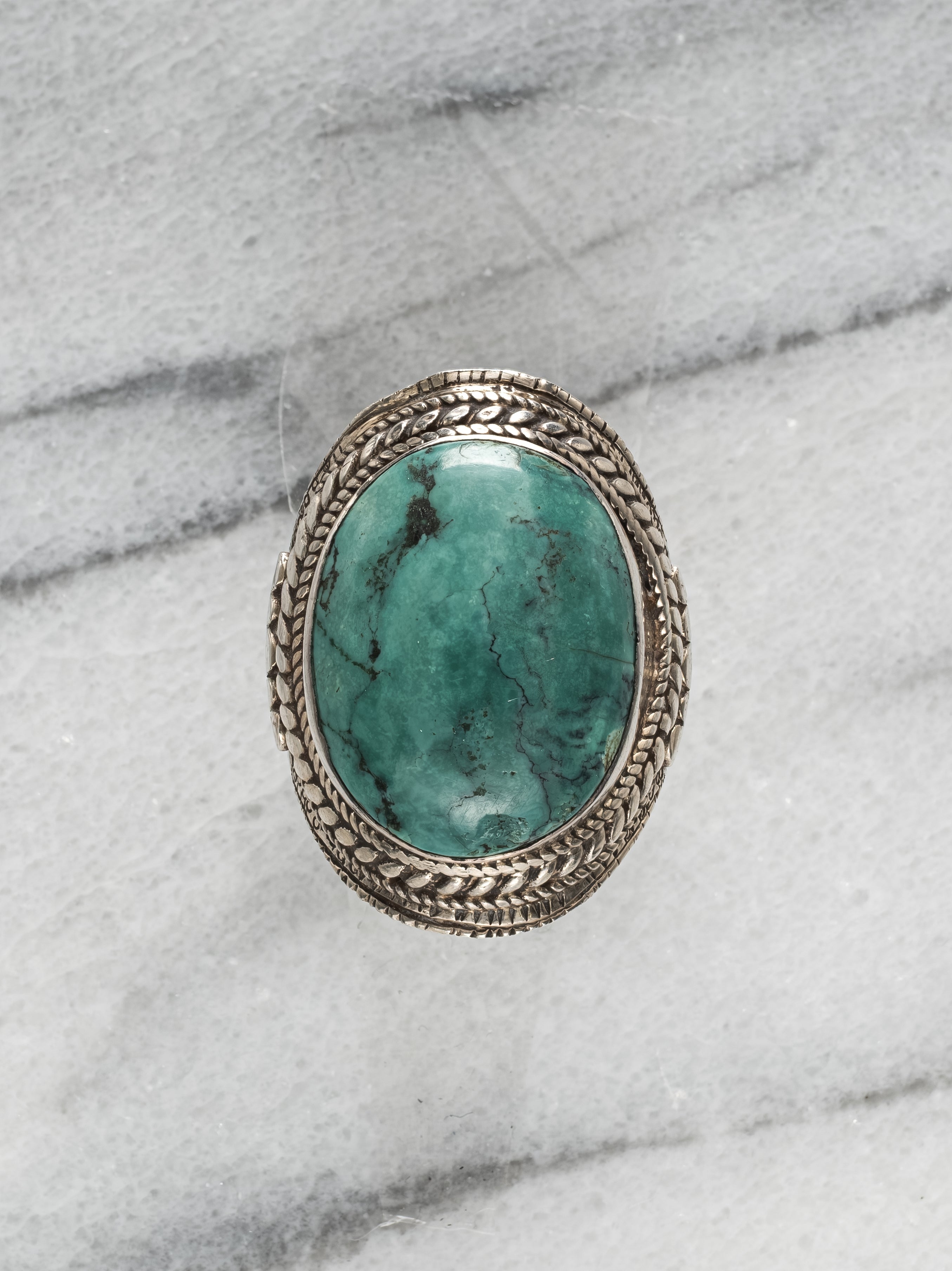 Vintage Turquoise Statement Ring